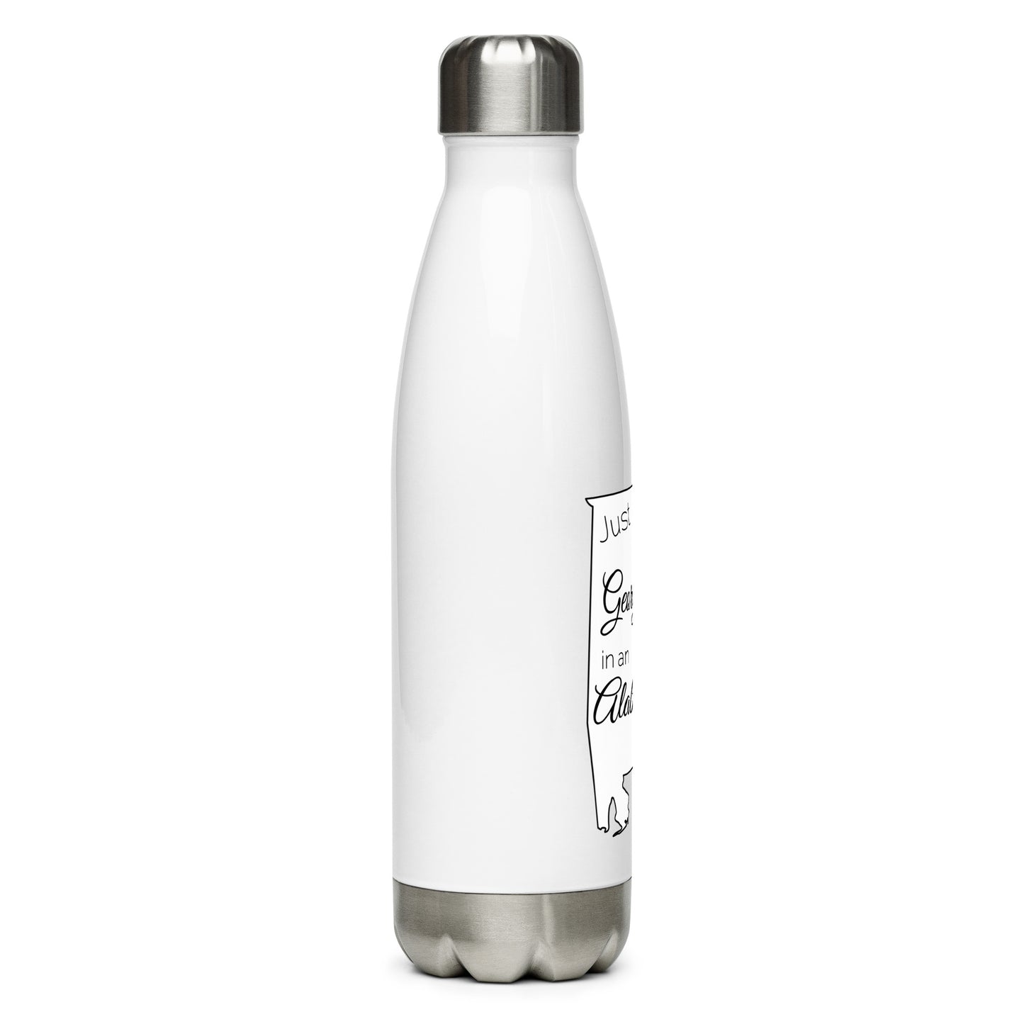 Just a Georgia Girl in an Alabama World Stainless Steel Water Bottle