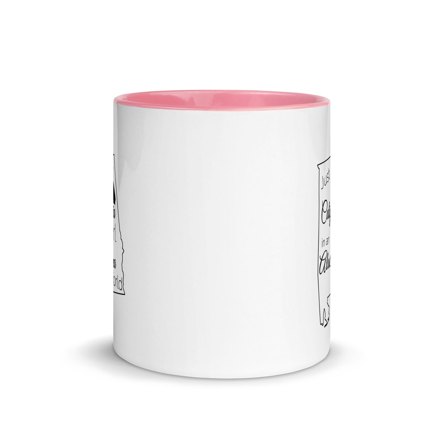 Just a California Girl in an Alabama World Mug with Color Inside