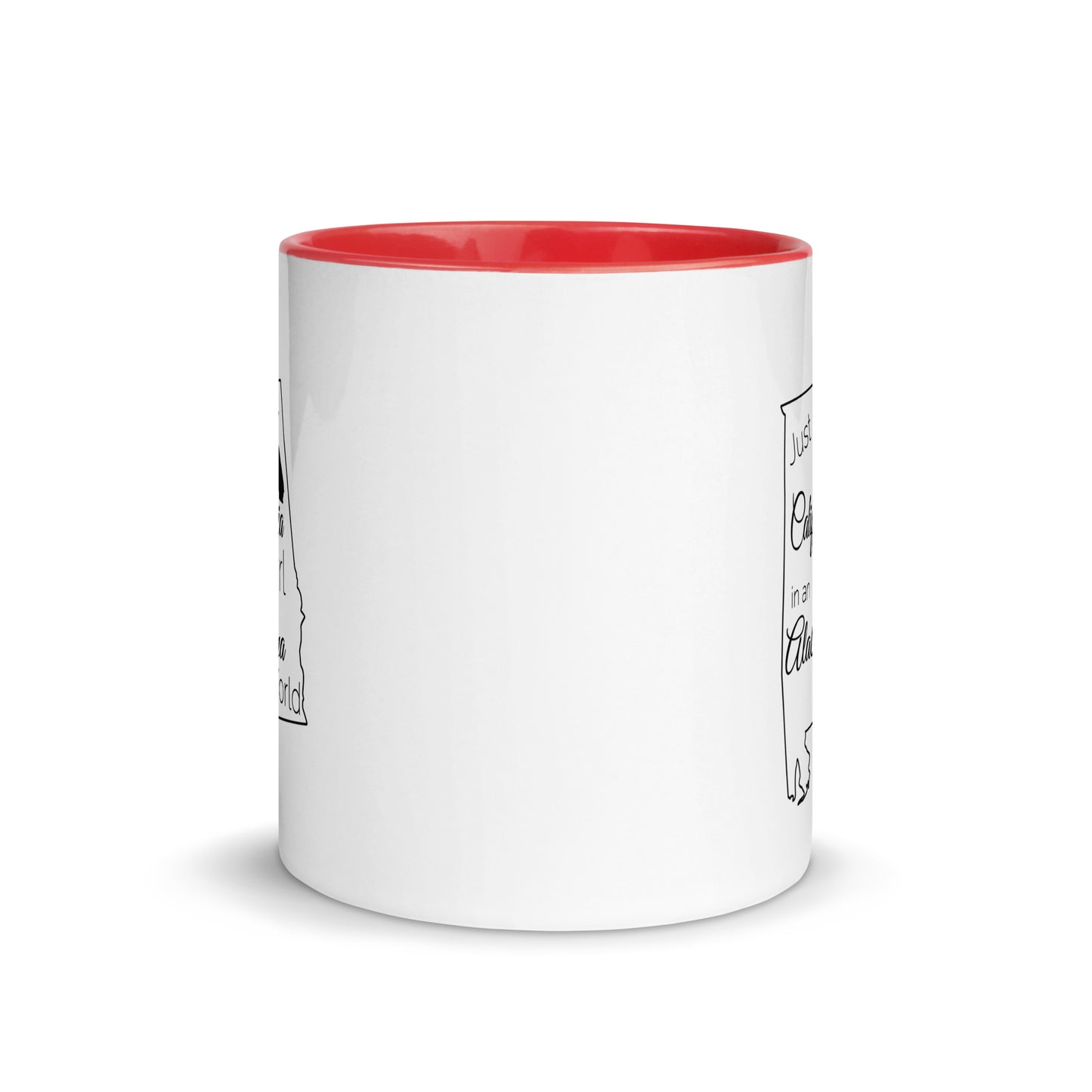 Just a California Girl in an Alabama World Mug with Color Inside