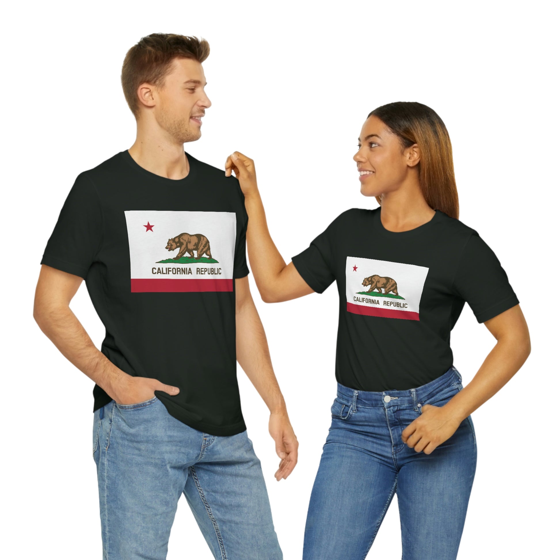 California Flag Unisex Jersey Short Sleeve Tee Tshirt T-shirt