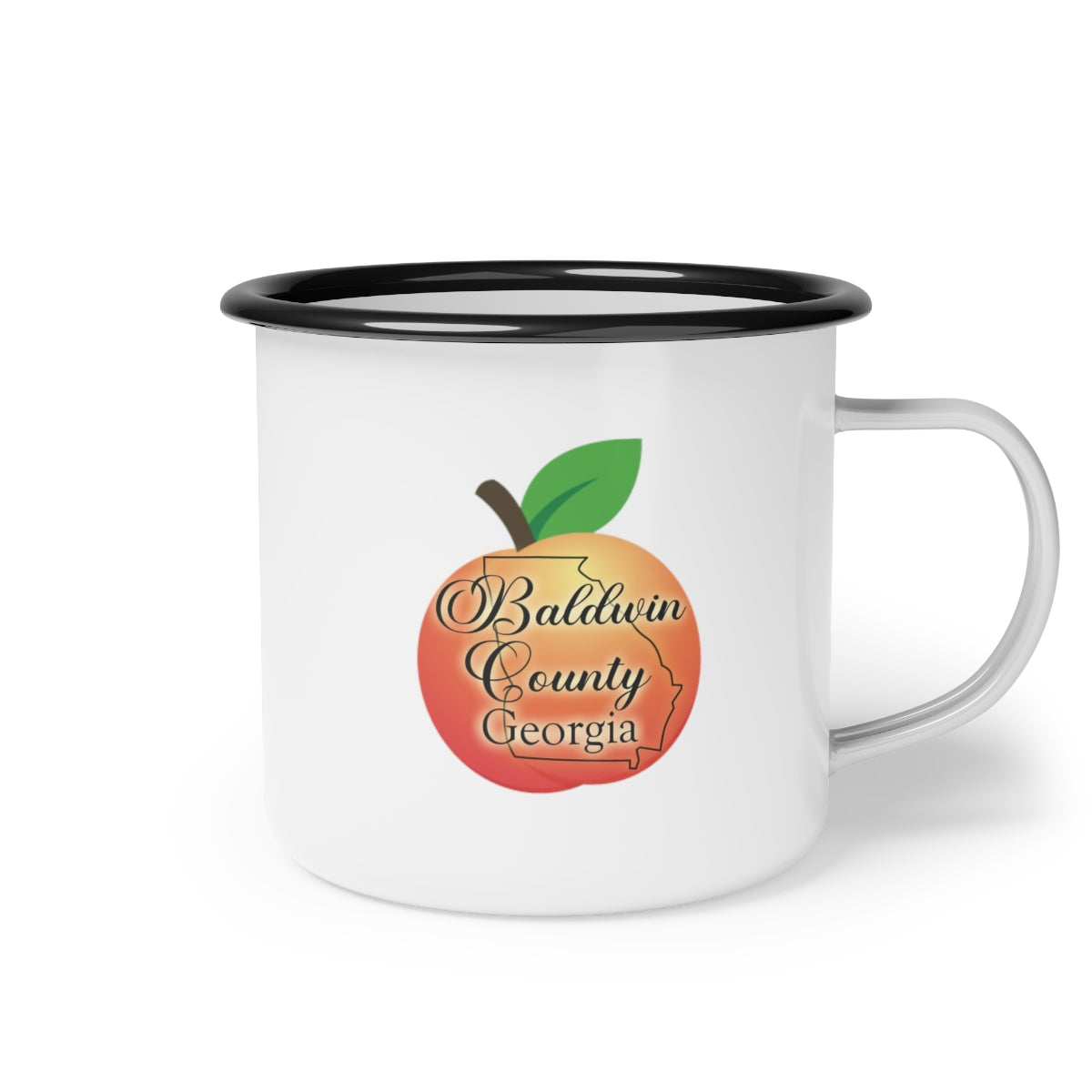 Baldwin County Georgia Enamel Camp Cup