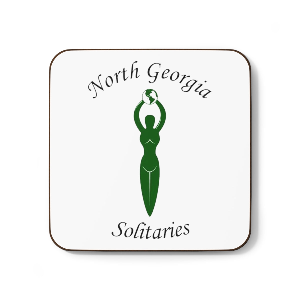 North Georgia Solitaries Hardboard Back Coaster