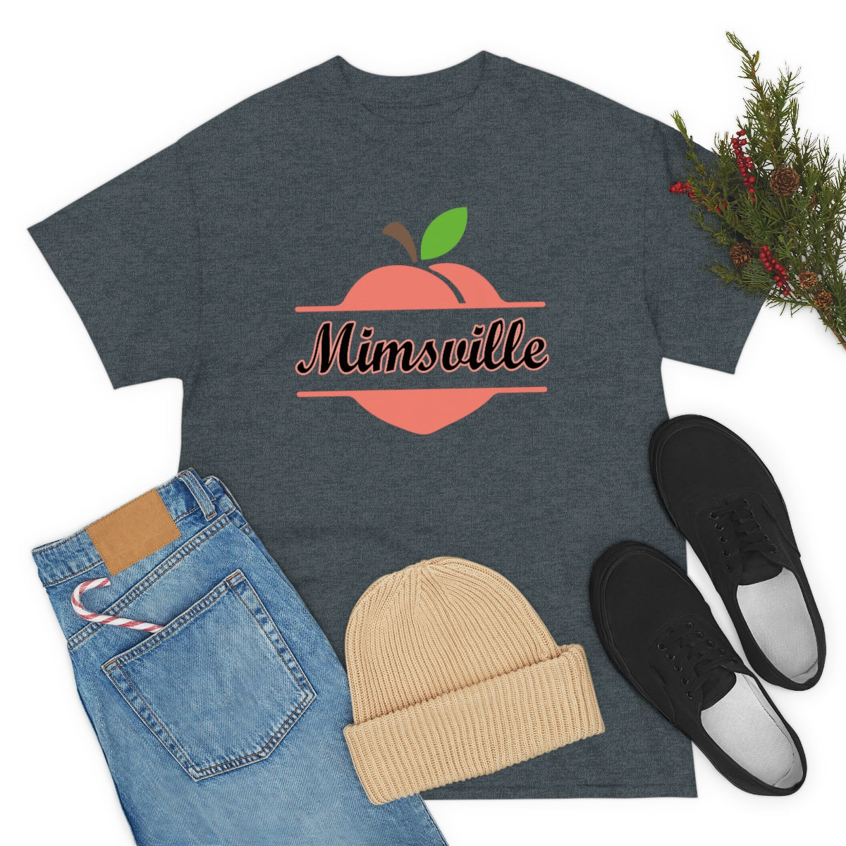 Mimsville Georgia Unisex Heavy Cotton Tee
