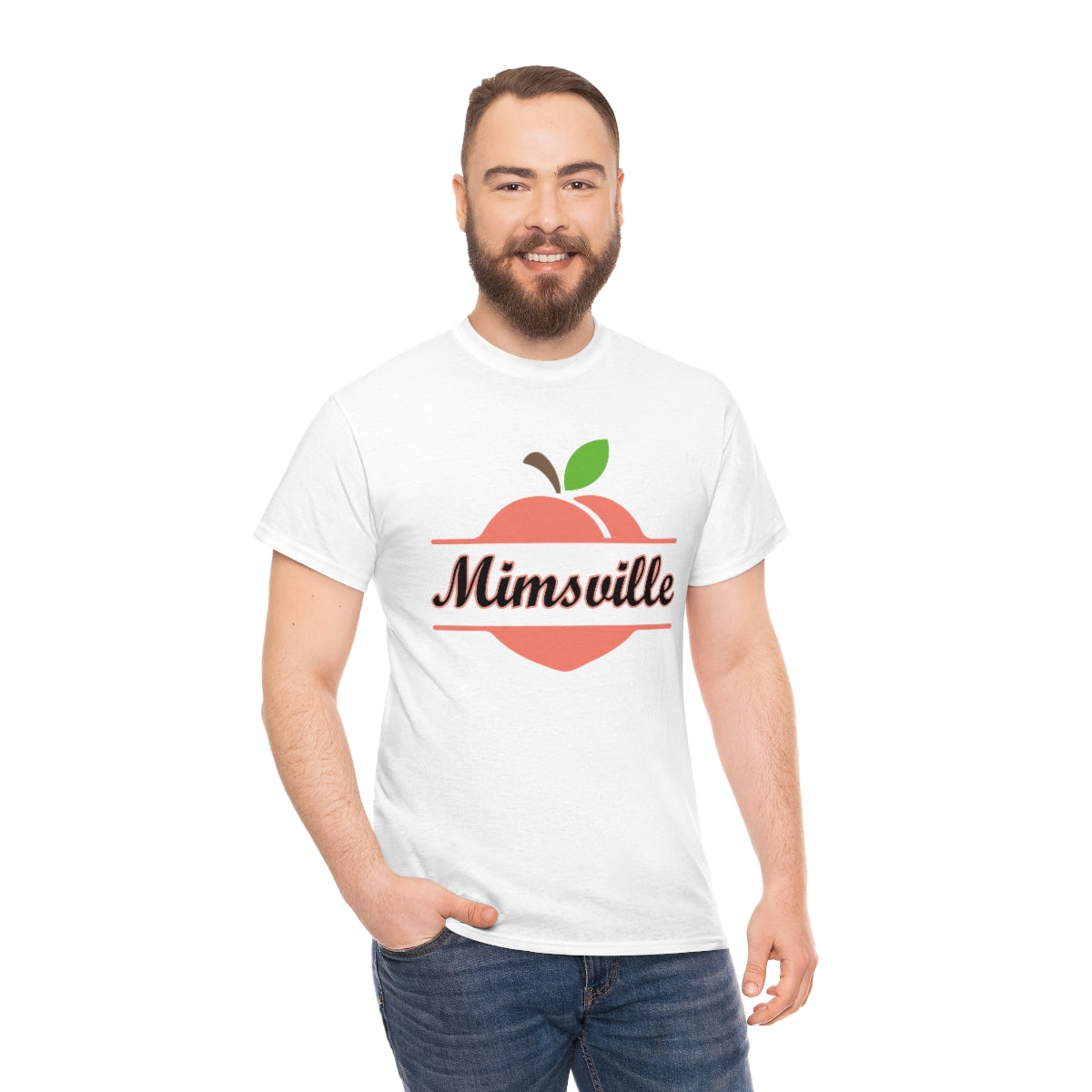 Mimsville Georgia Unisex Heavy Cotton Tee