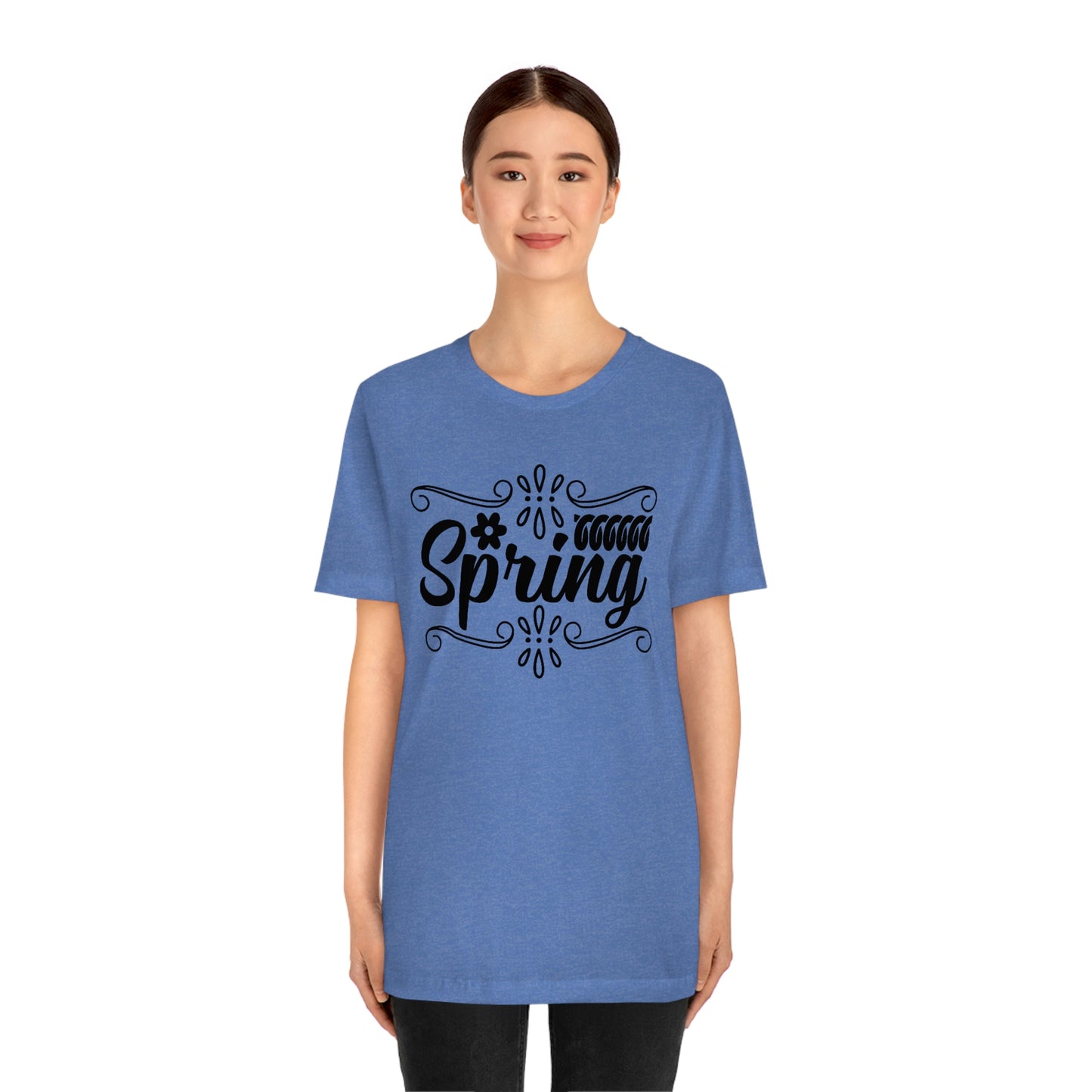 Spring with Frame Unisex Jersey Short Sleeve Tee