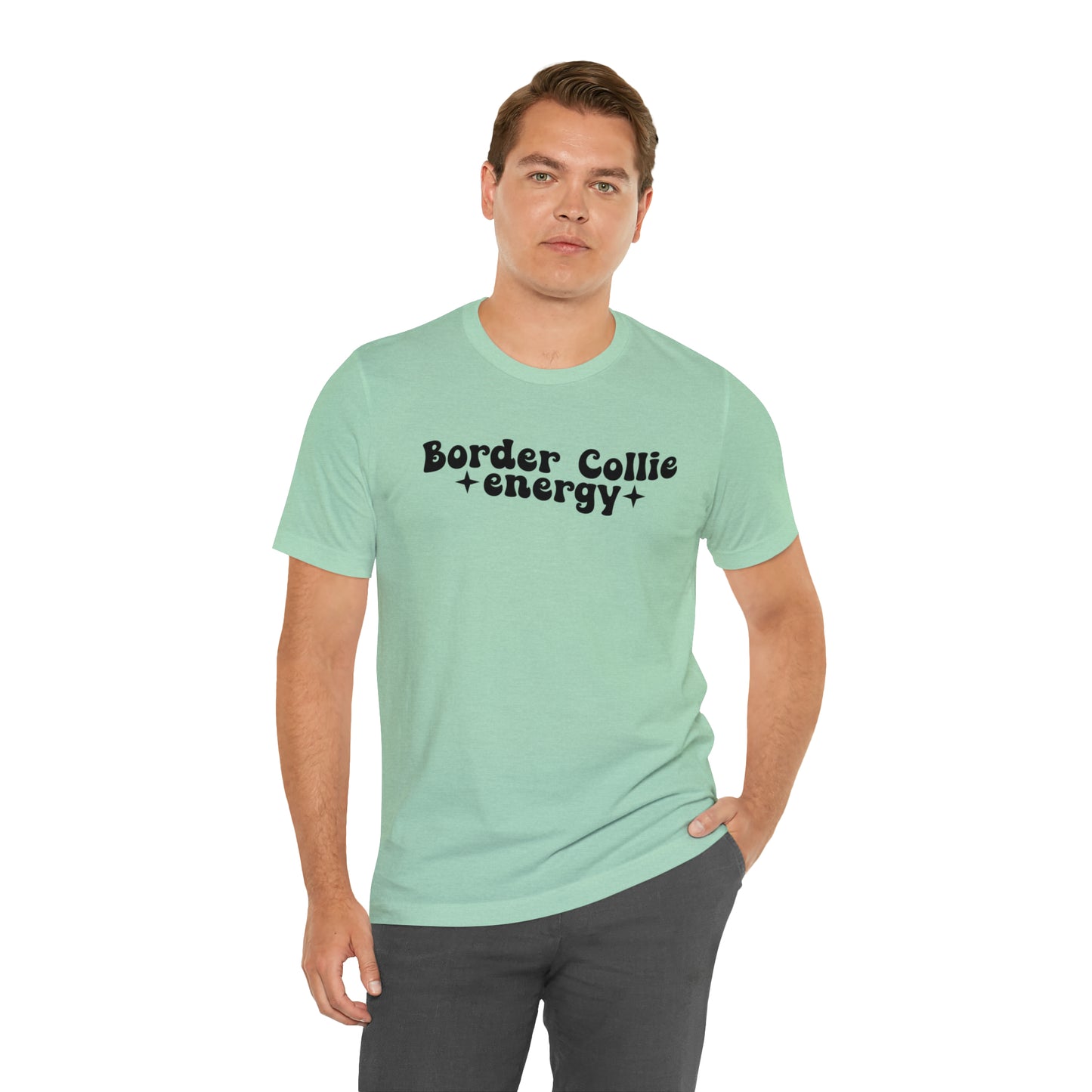 Border Collie Energy dog Short Sleeve T-shirt