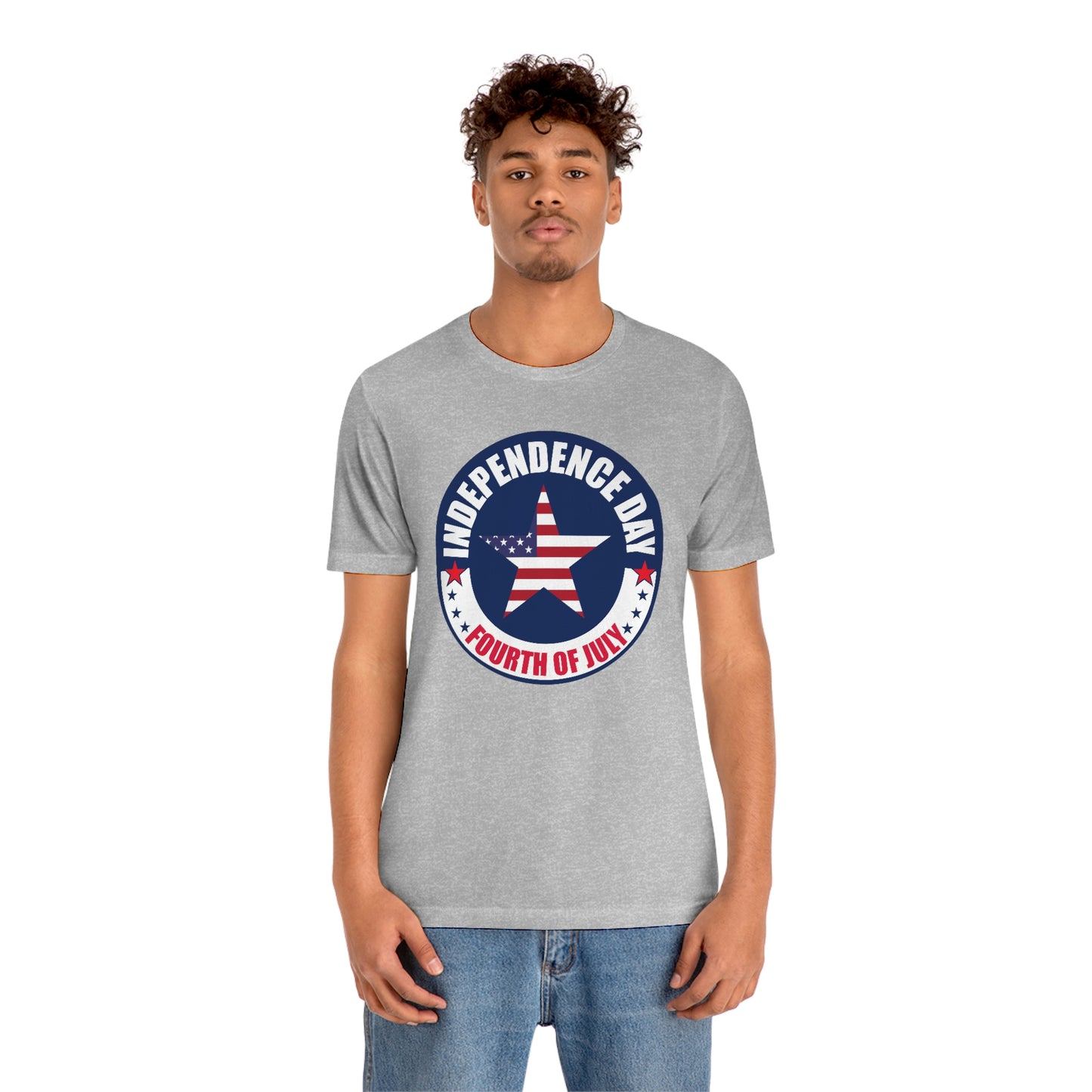 Independence Day Happy 4th of July Unisex Jersey Short Sleeve Tee