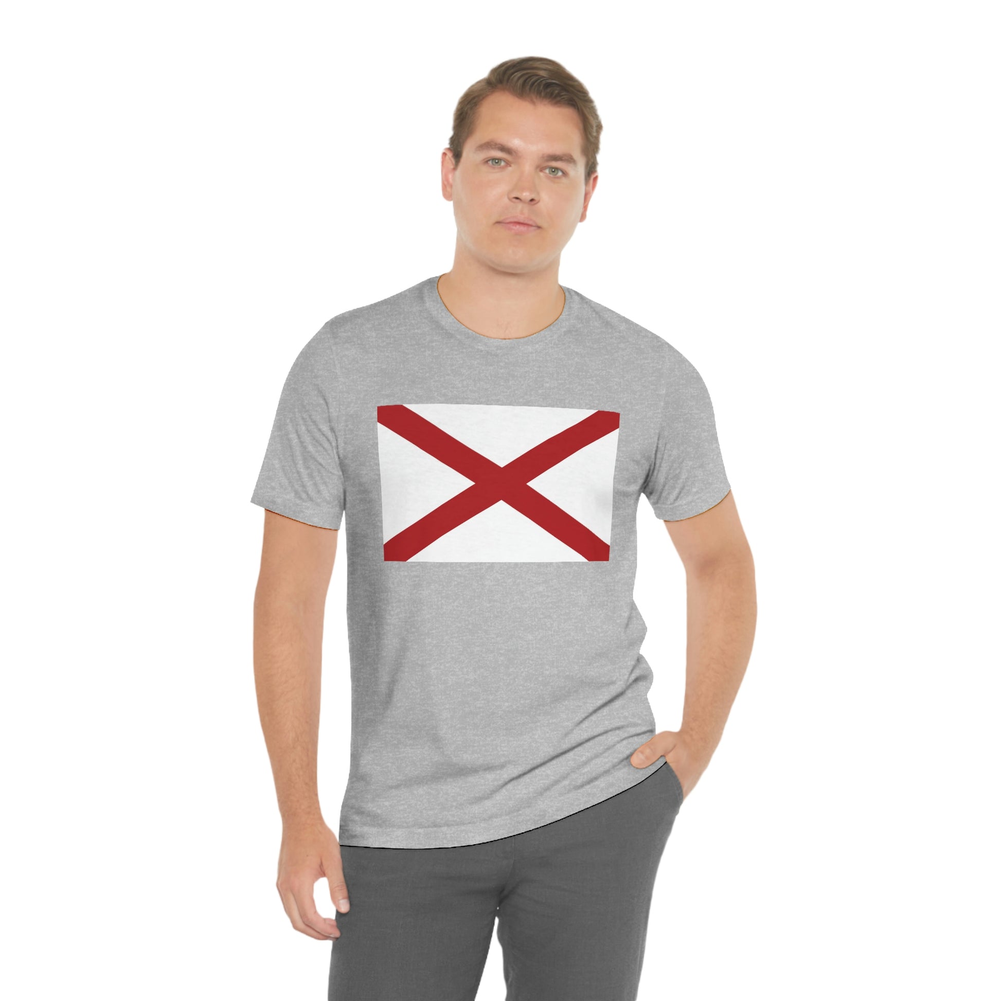 Alabama Flag Unisex Jersey Short Sleeve T-shirt