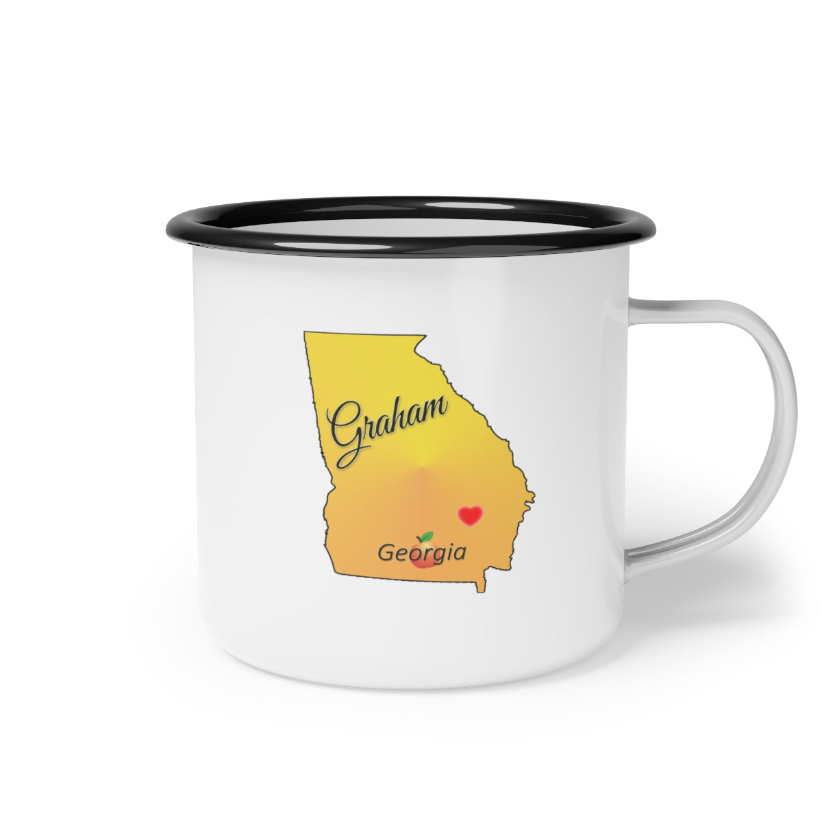 Graham Georgia Enamel Camp Cup