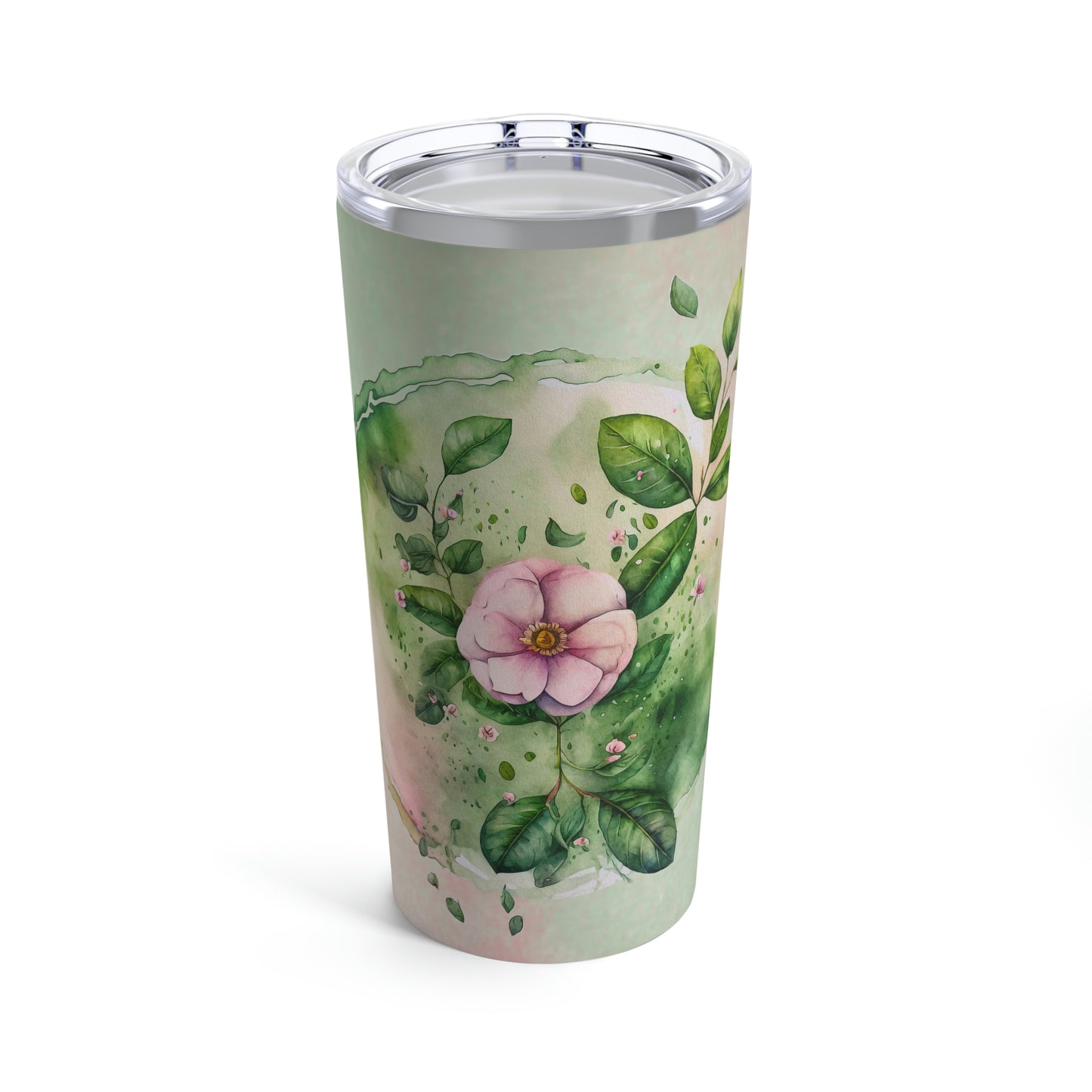 Spring Flowers Watercolor Tumbler 20oz