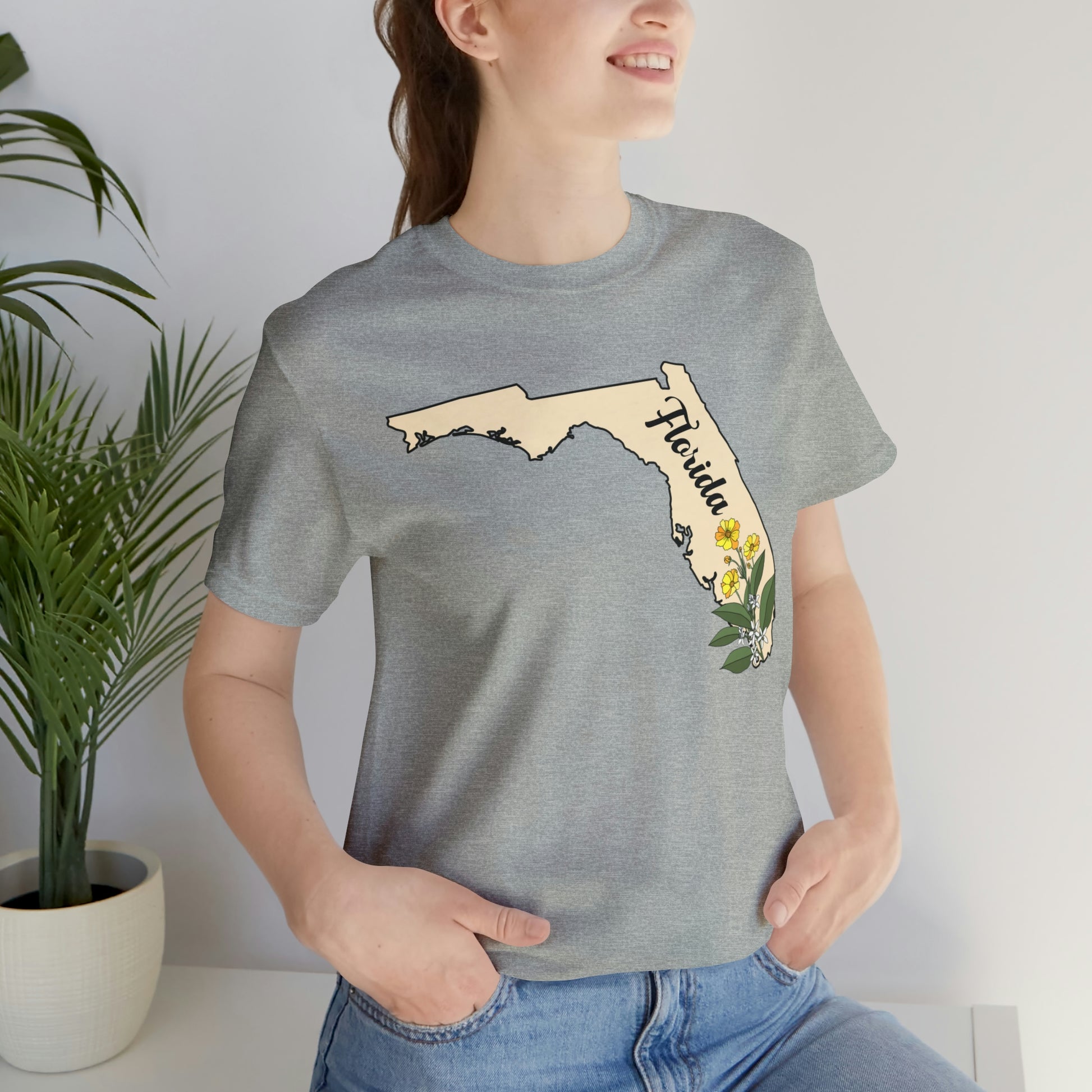 Florida State Flower Short Sleeve T-shirt