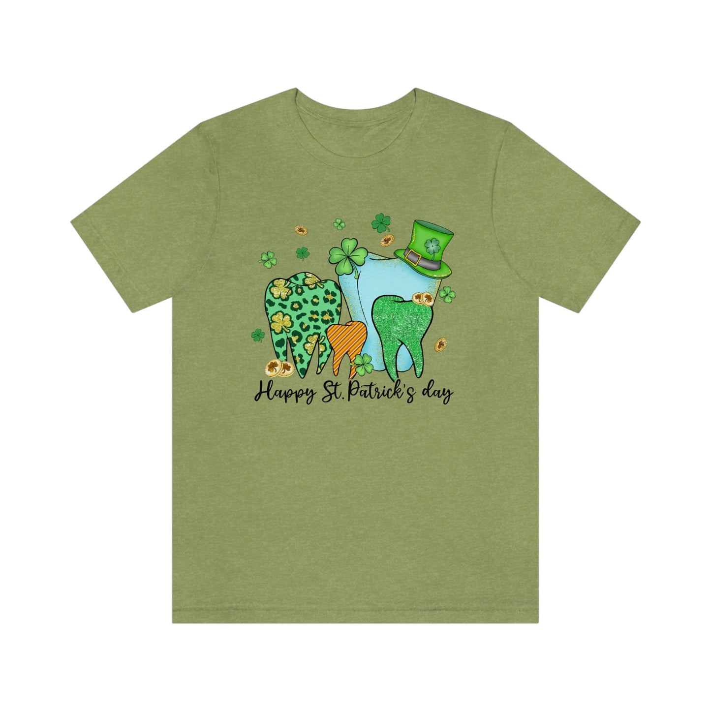 St. Patrick's Day Teeth Unisex Jersey Short Sleeve Tee