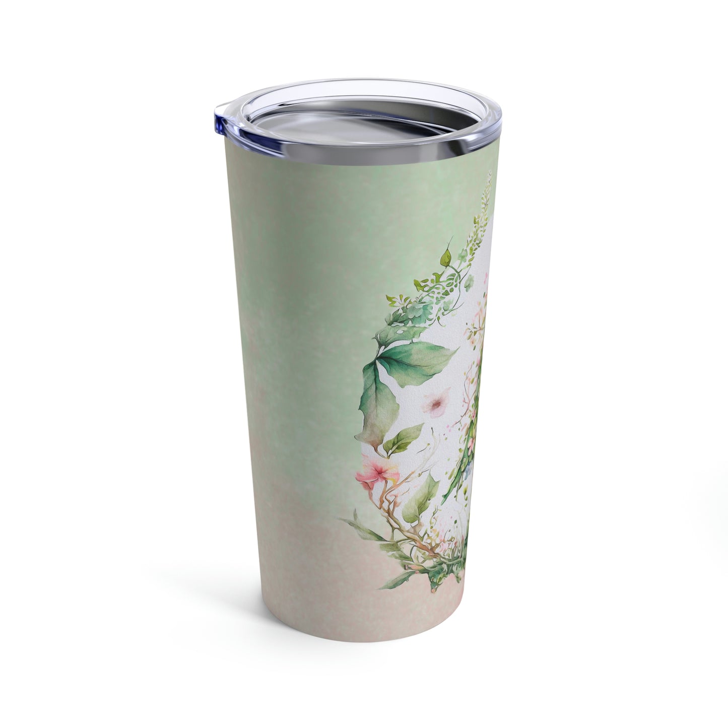 Spring Topiary Watercolor Tumbler 20oz