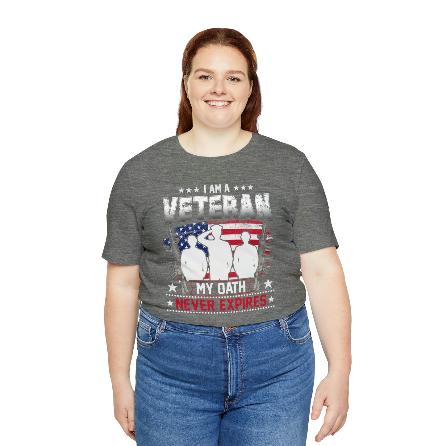I am a Veteran My Oath Never Expires Short Sleeve T-shirt