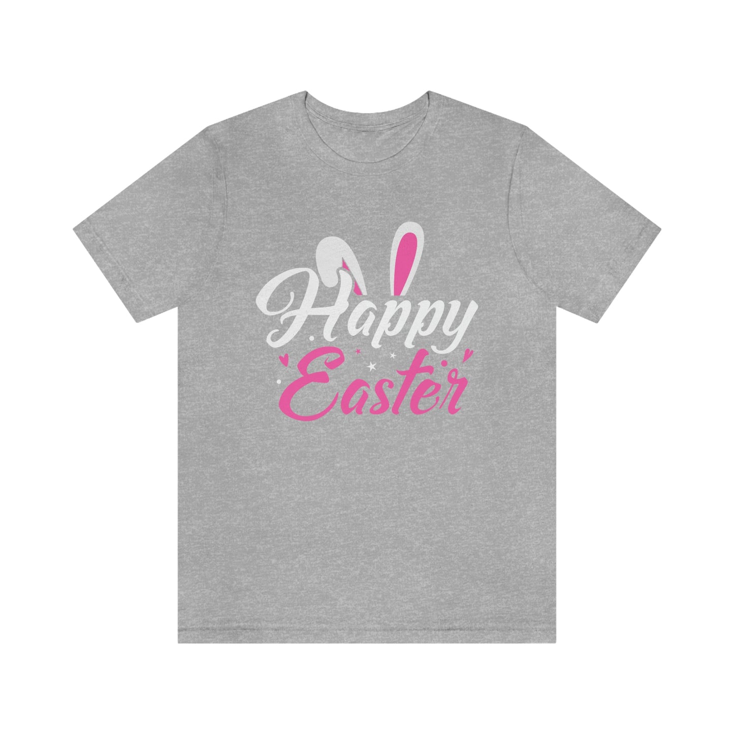 Happy Easter Bunny Ears Unisex Jersey Short Sleeve Tee