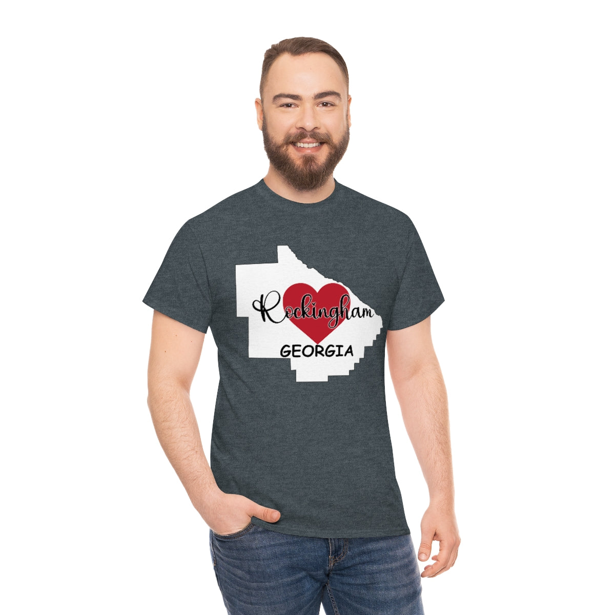 Rockingham Georgia Unisex Heavy Cotton Tee