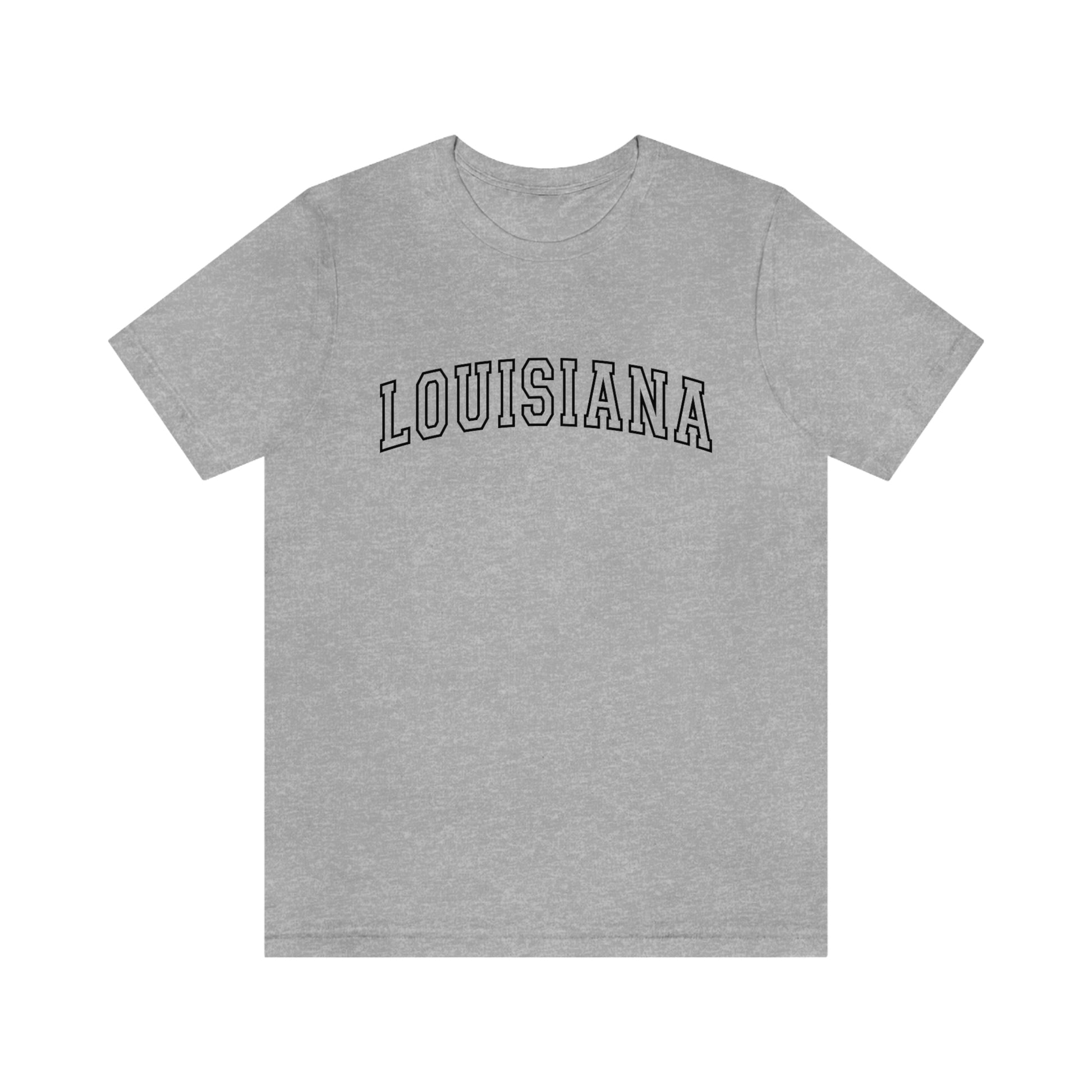 Louisiana Varsity Letters Arch Short Sleeve T-shirt