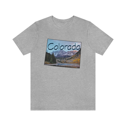 Colorado Mountains Unisex Jersey Short Sleeve Tee Tshirt T-shirt