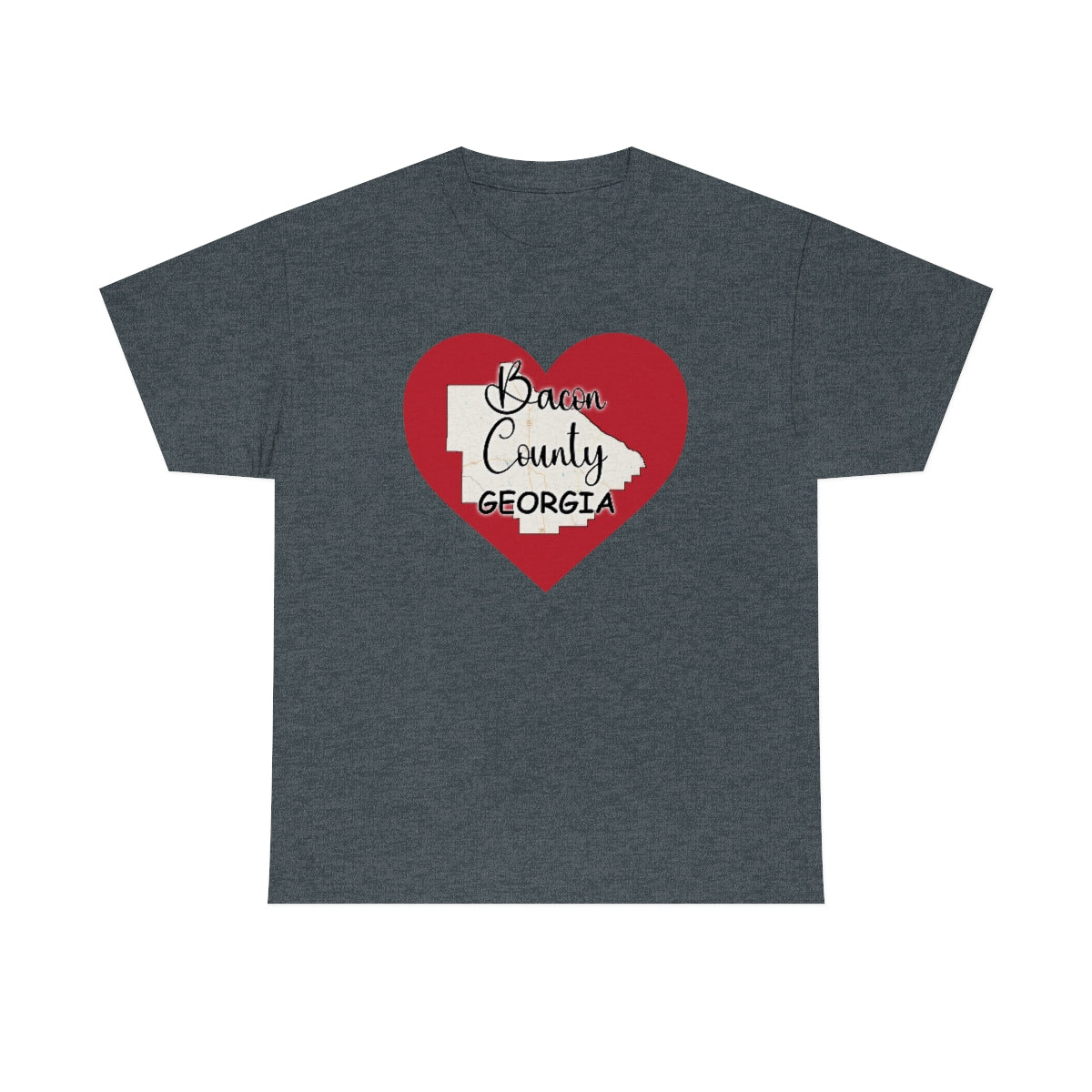 Bacon County Georgia Unisex Heavy Cotton Tee
