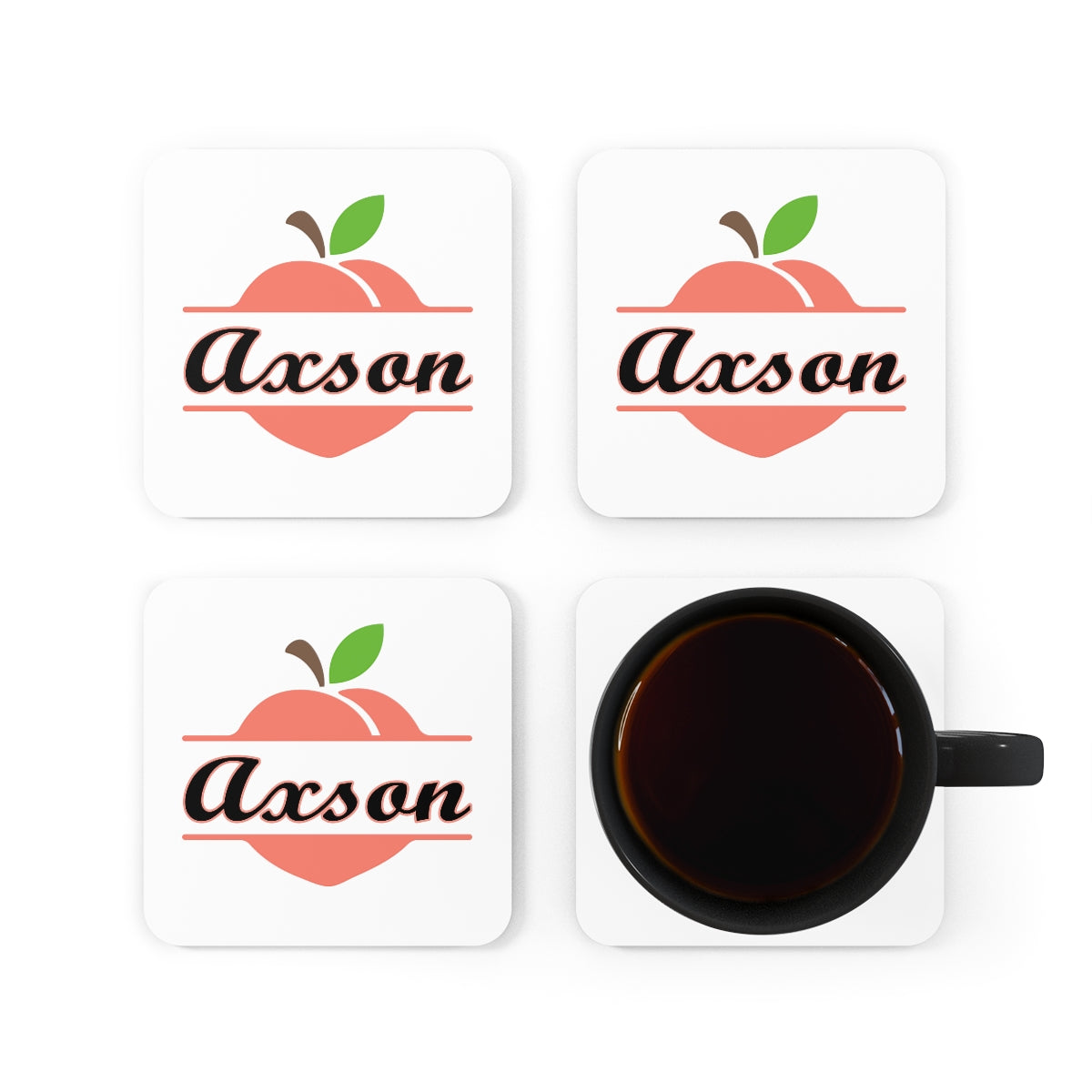 Axson Georgia Corkwood Coaster Set