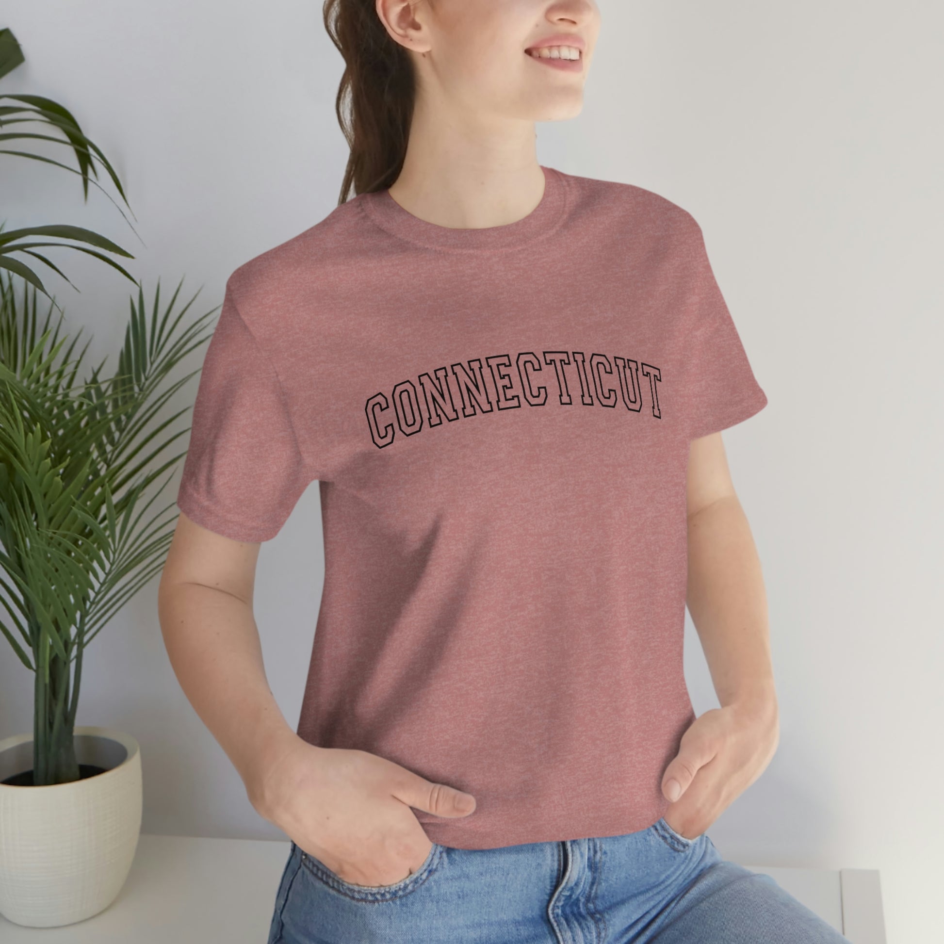 Connecticut Varsity Letters Arch Short Sleeve T-shirt