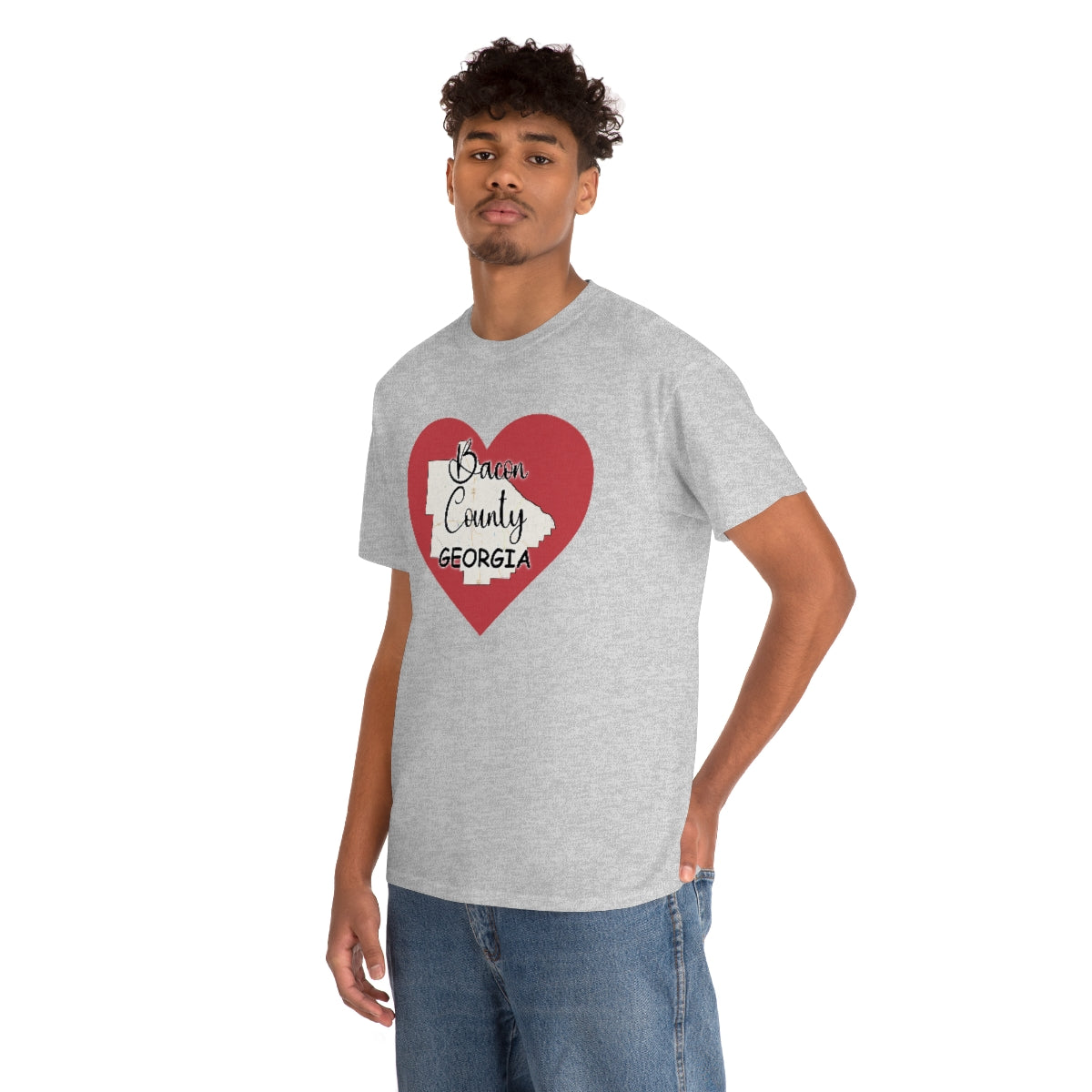 Bacon County Georgia Unisex Heavy Cotton Tee