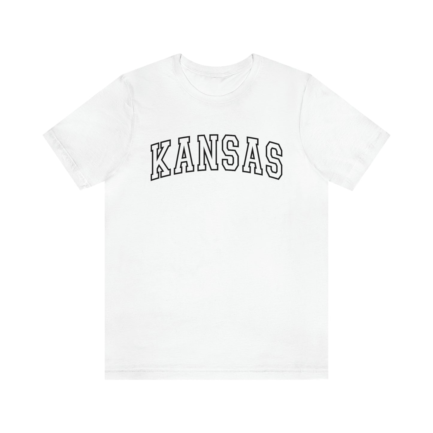 Kansas Varsity Letters Arch Short Sleeve T-shirt