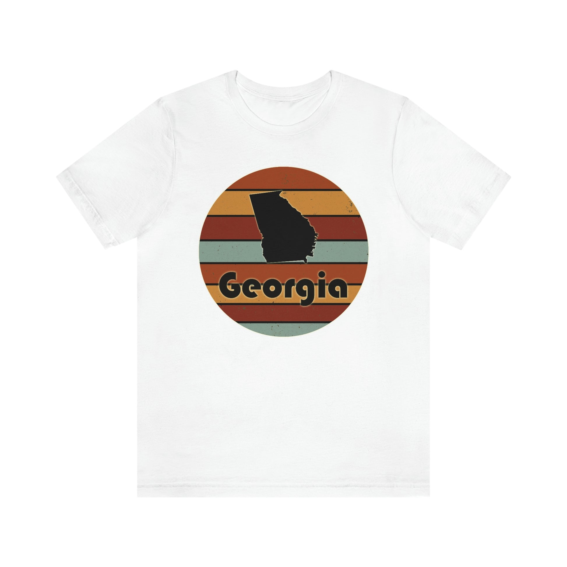 Georgia Retro Sunset Short Sleeve T-shirt