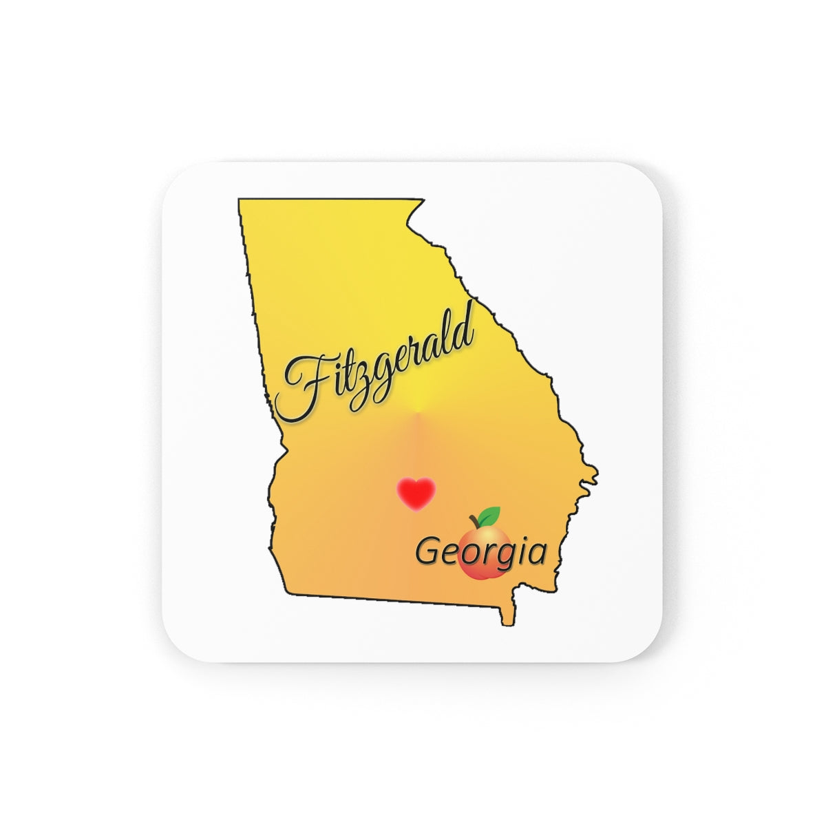 Fitzgerald Georgia Corkwood Coaster Set