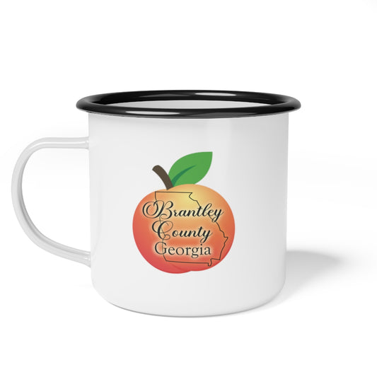 Brantley County Georgia Enamel Camp Cup