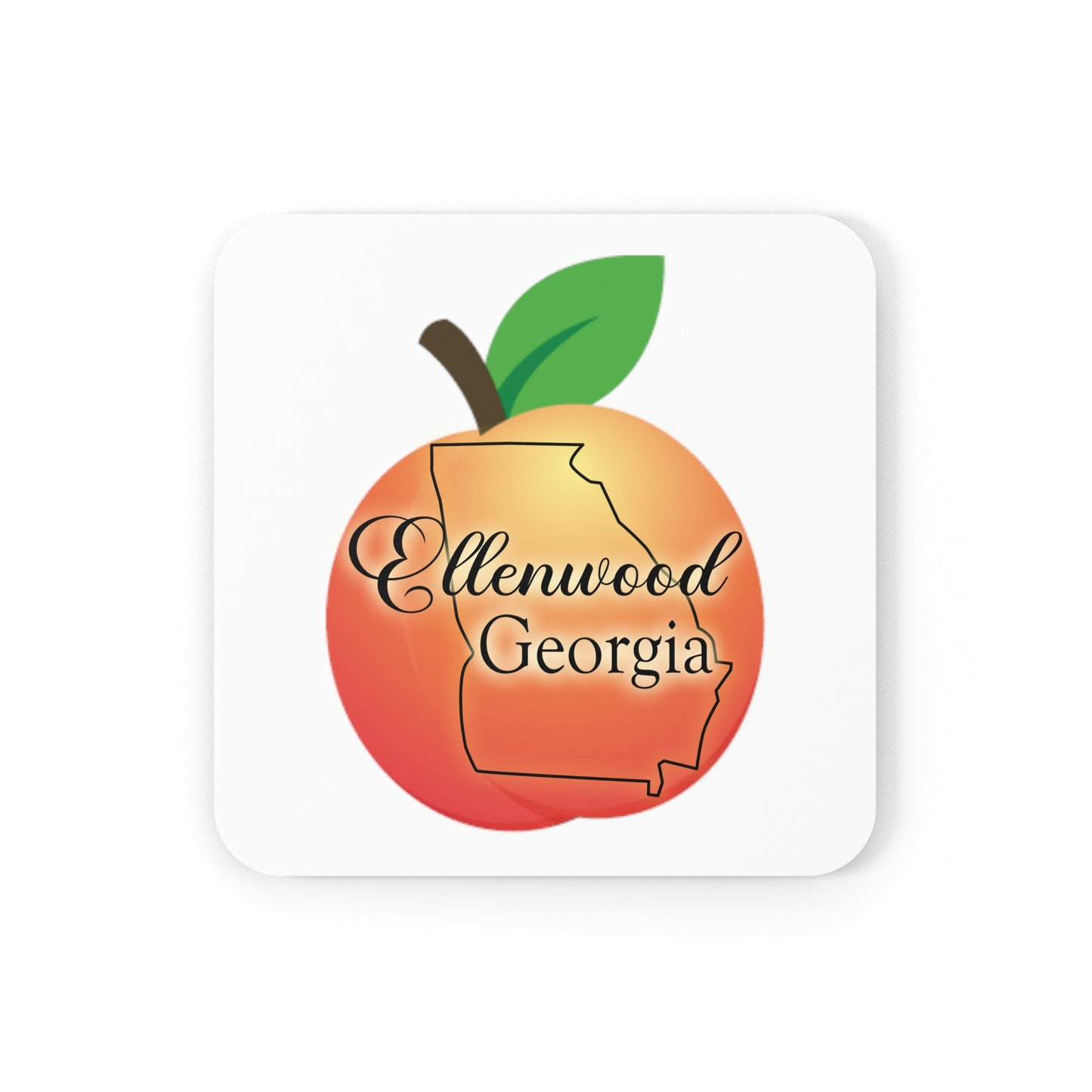 Ellenwood Georgia Corkwood Coaster Set