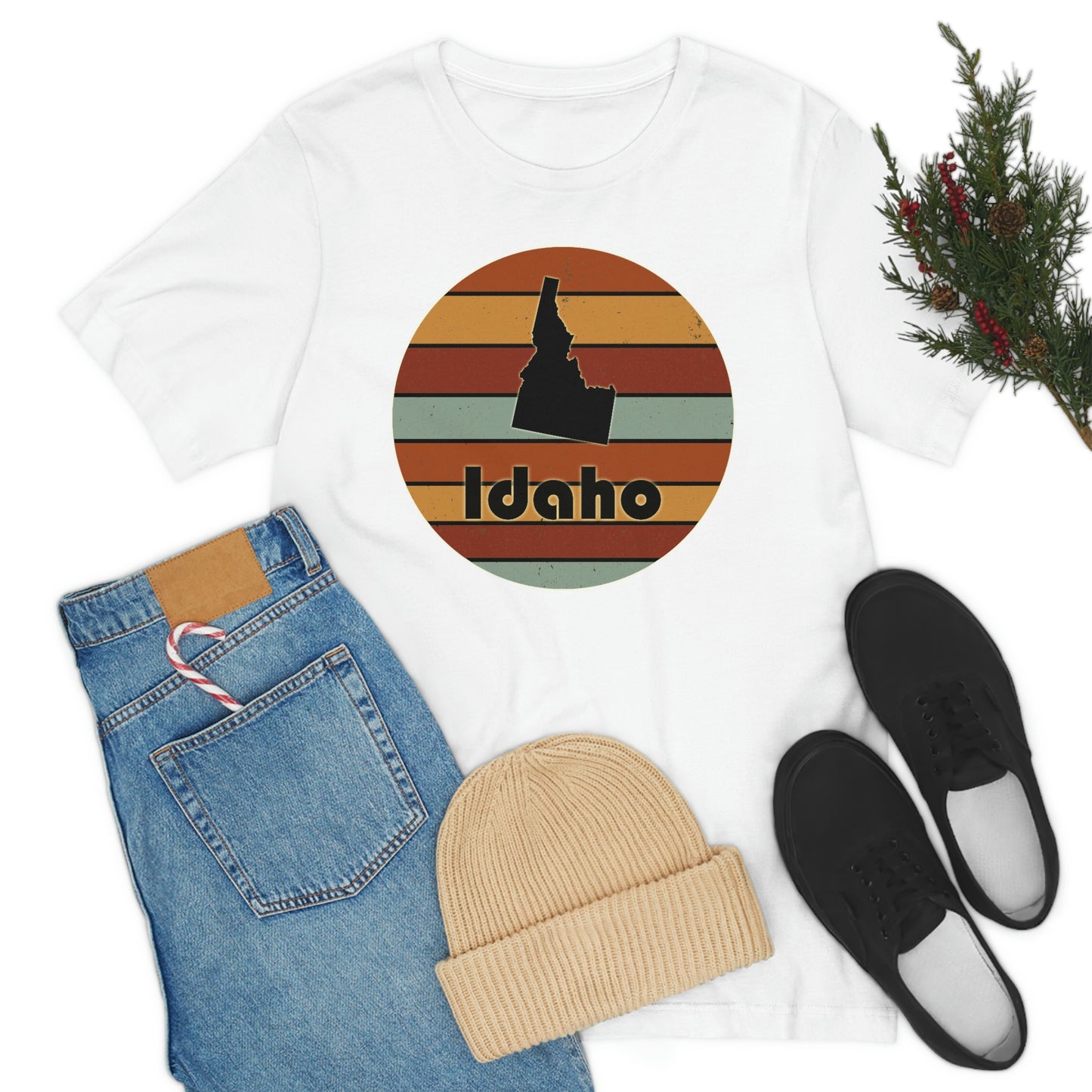 Idaho Retro Sunset Short Sleeve T-shirt