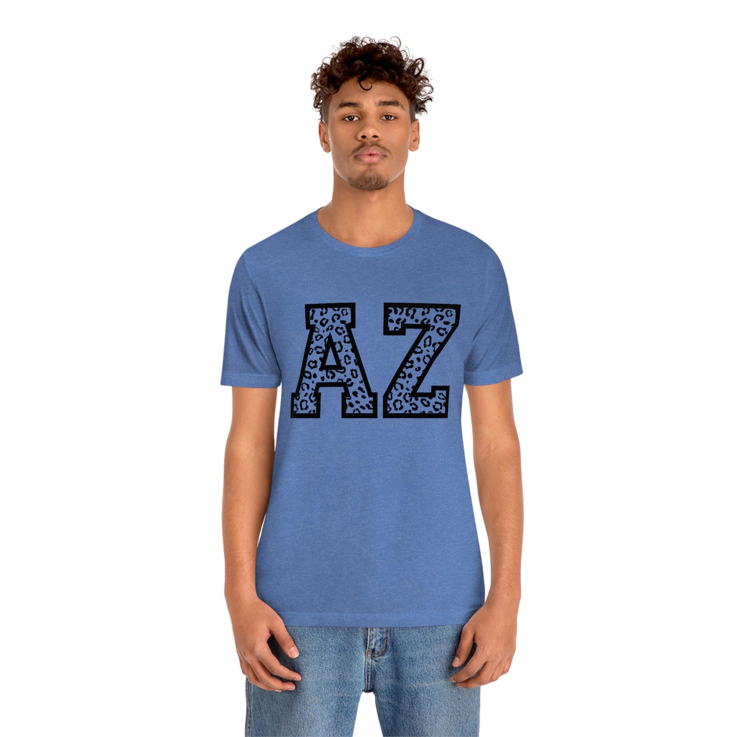 Arizona AZ Leopard Print Unisex Jersey Short Sleeve Tee Tshirt T-shirt