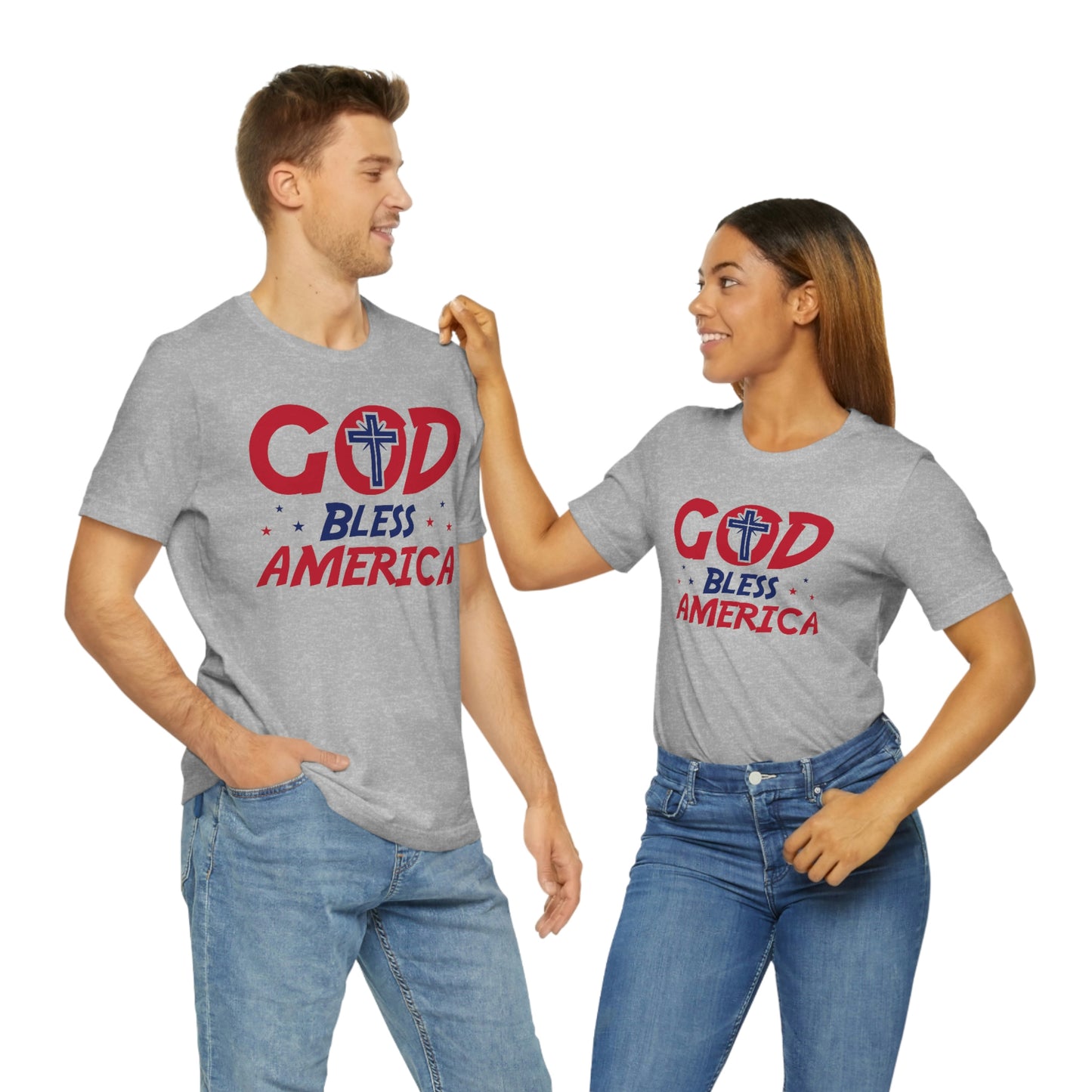 God Bless America Unisex Jersey Short Sleeve Tee