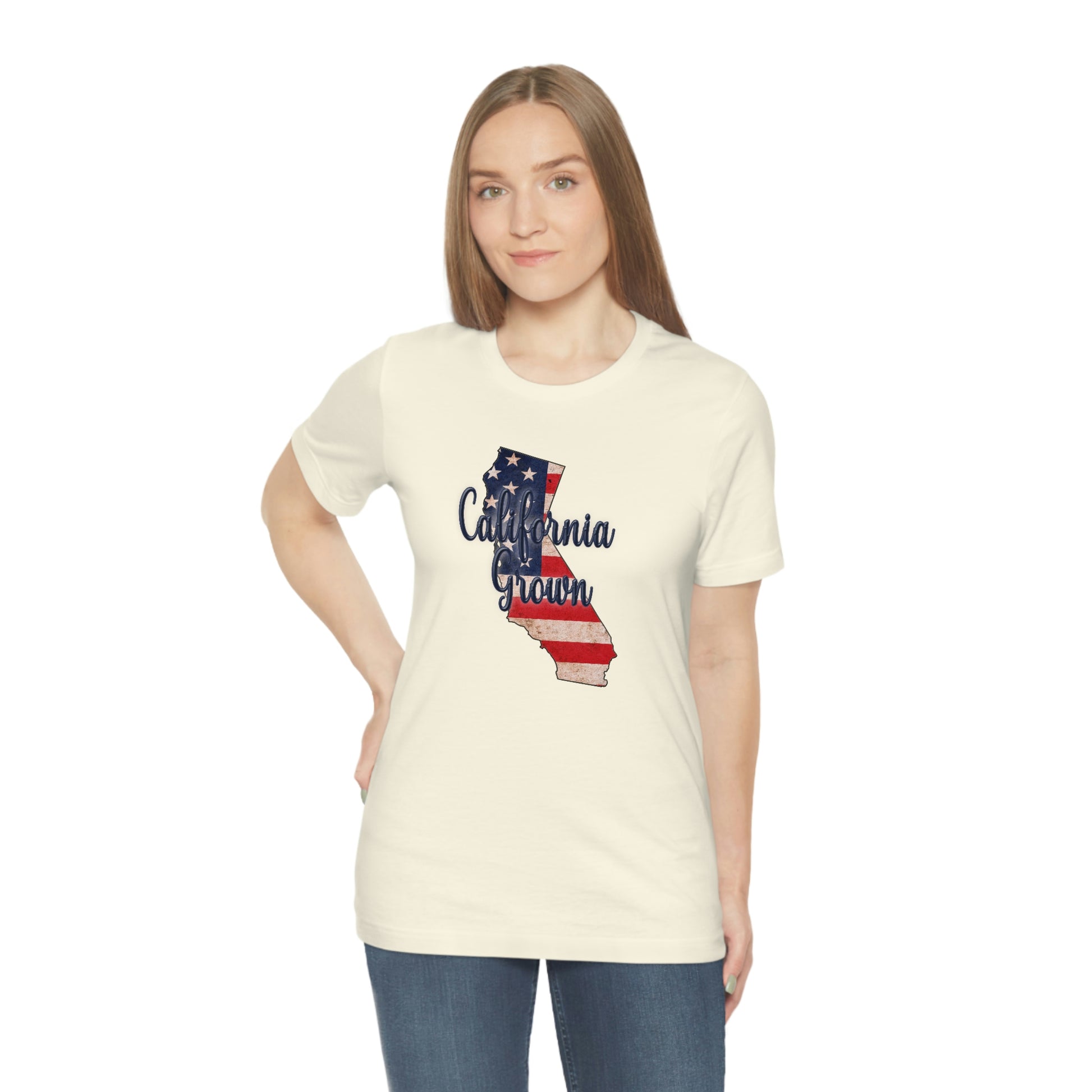 California US Flag Unisex Jersey Short Sleeve Tee Tshirt T-shirt