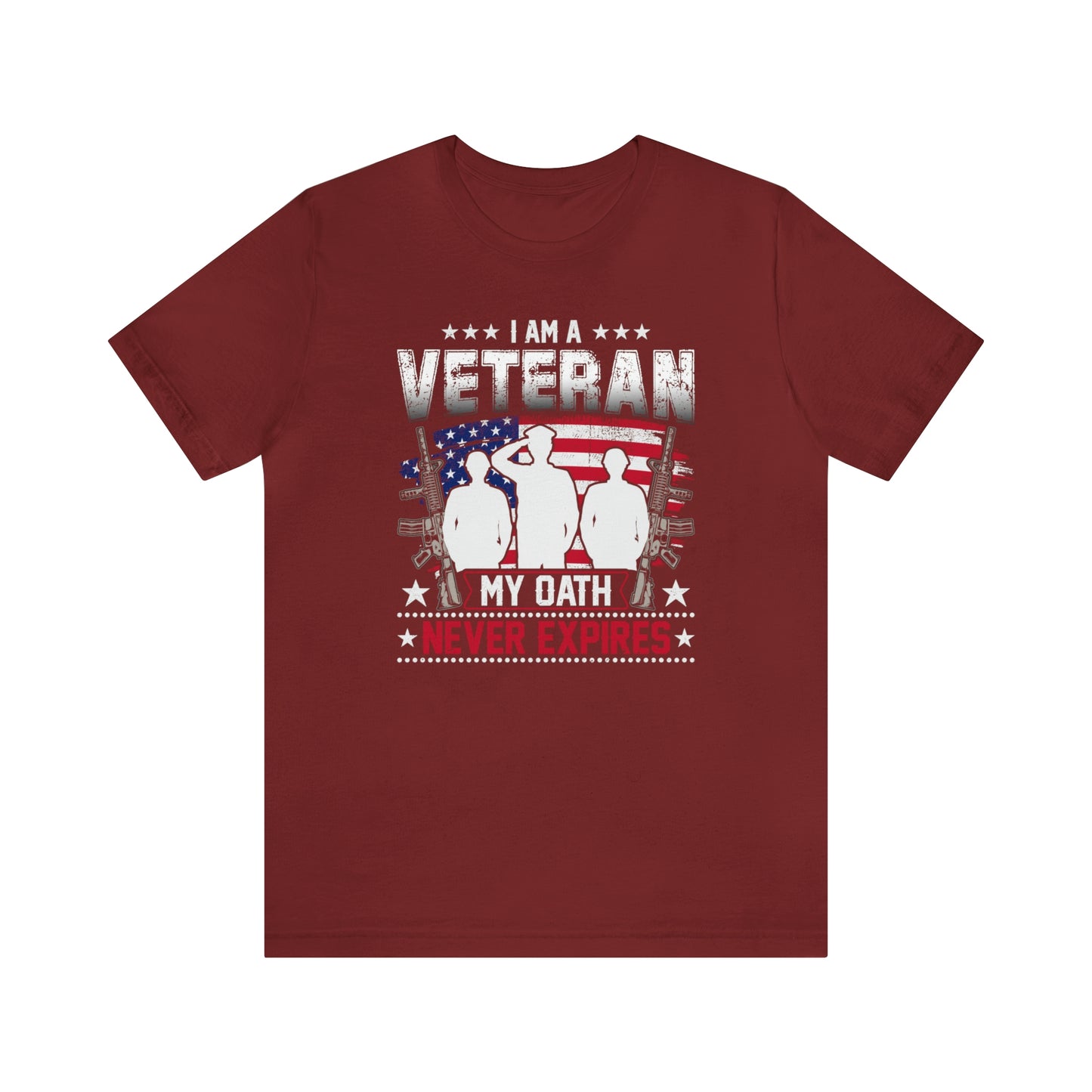 I am a Veteran My Oath Never Expires Short Sleeve T-shirt