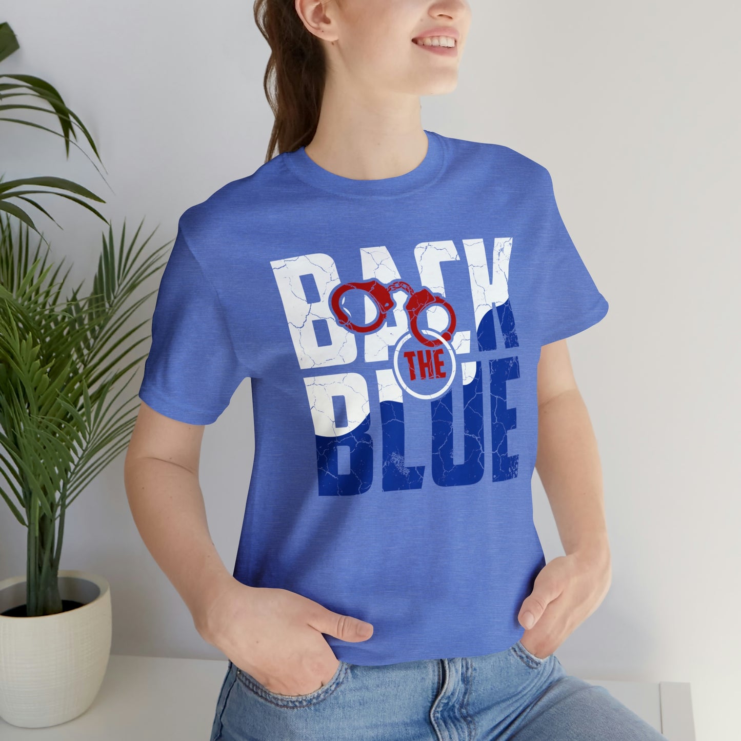 Back the Blue Police Short Sleeve T-shirt