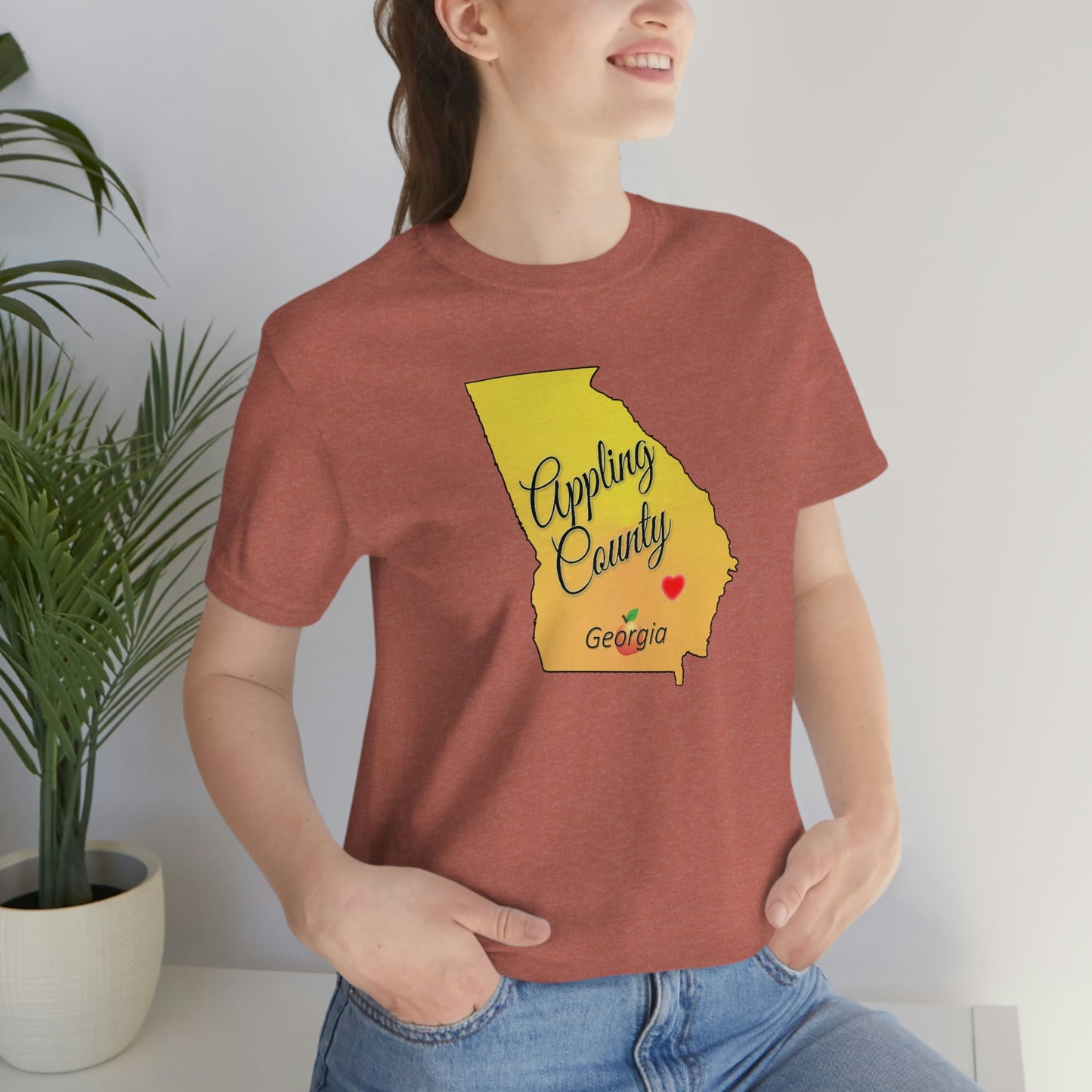 Appling County Georgia Unisex Jersey Short Sleeve Tee