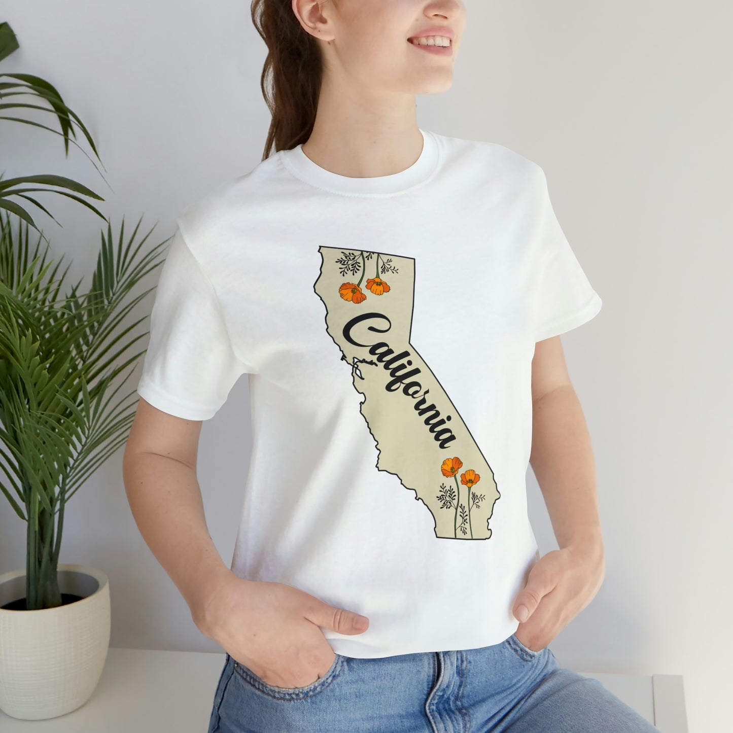 California State Flower Short Sleeve T-shirt