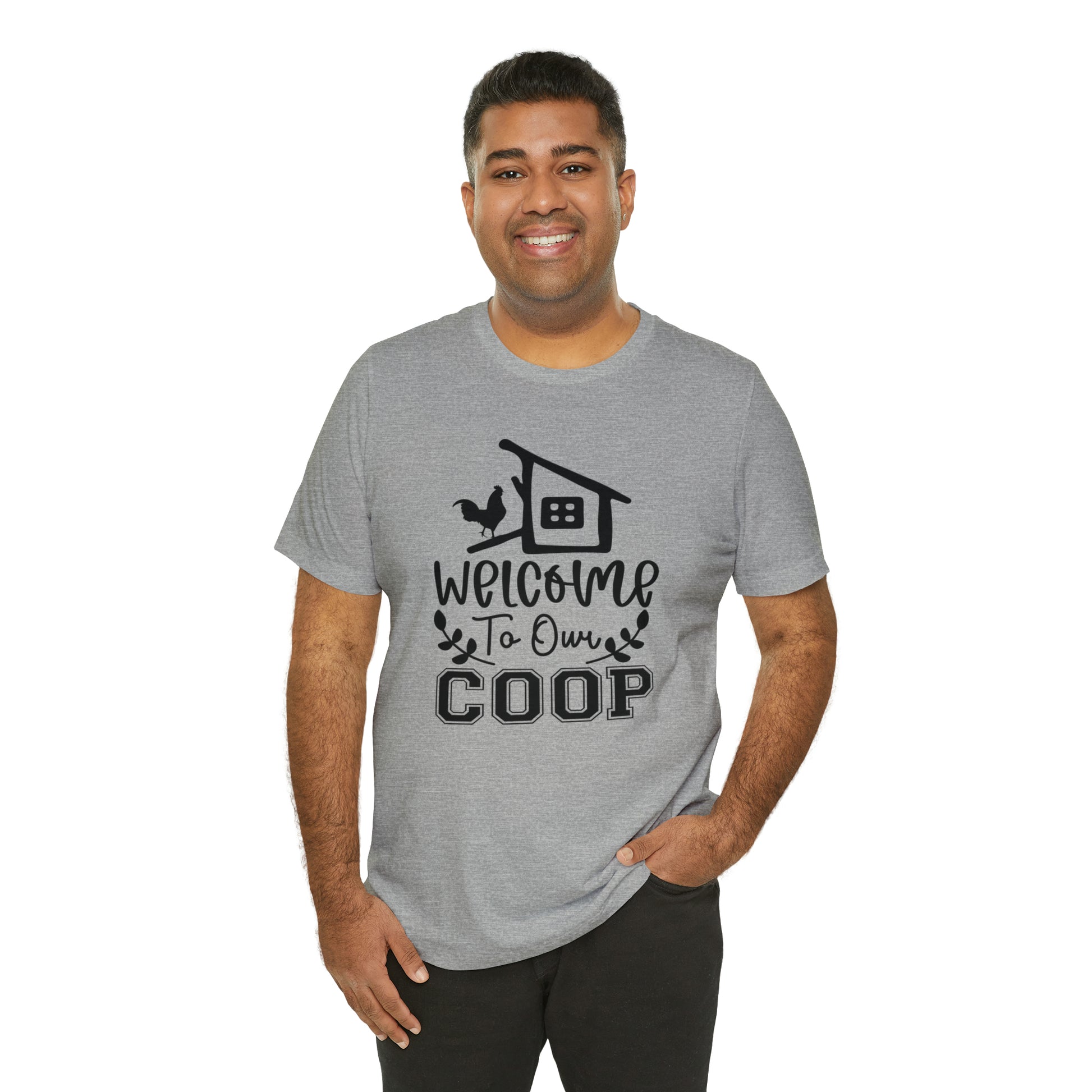 Welcome to Our Coop Chicken Short Sleeve T-shirt