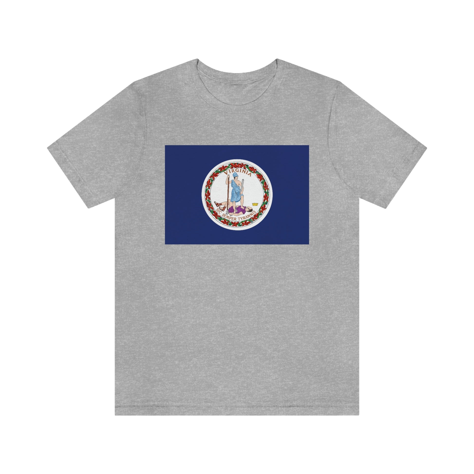 Virginia Flag Unisex Jersey Short Sleeve Tee Tshirt T-shirt