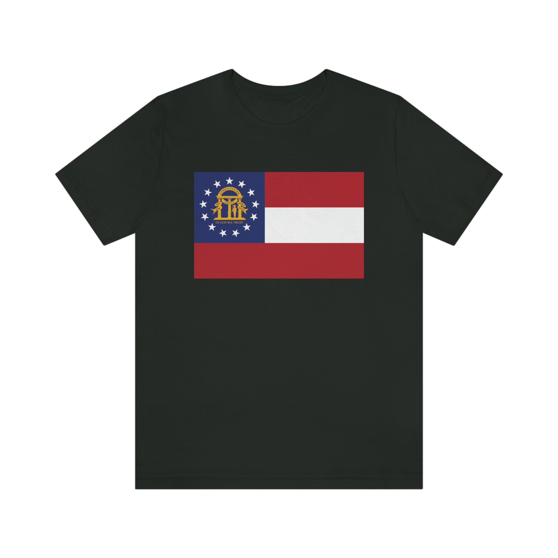 Georgia Flag Unisex Jersey Short Sleeve Tee Tshirt T-shirt