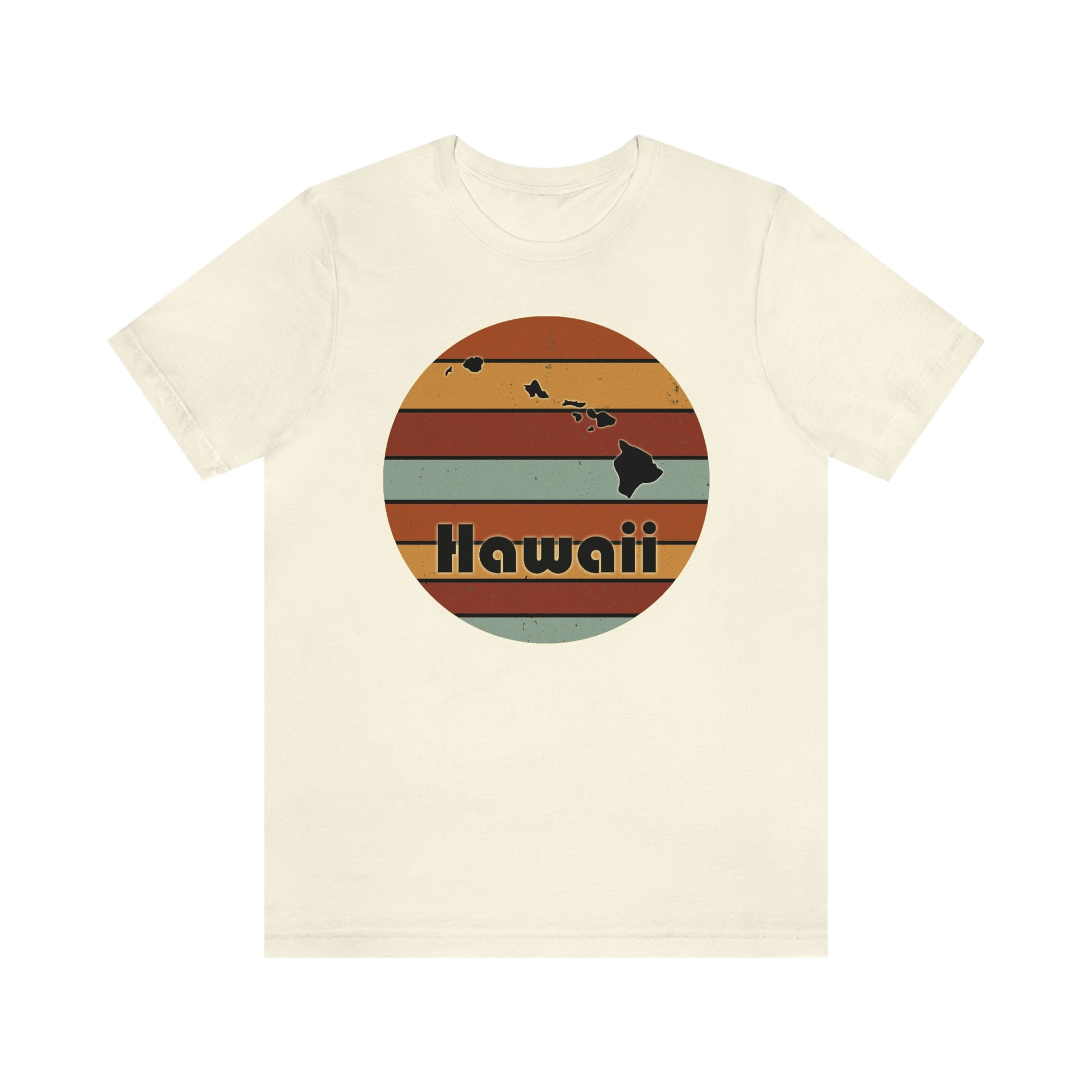 Hawaii Retro Sunset Short Sleeve T-shirt