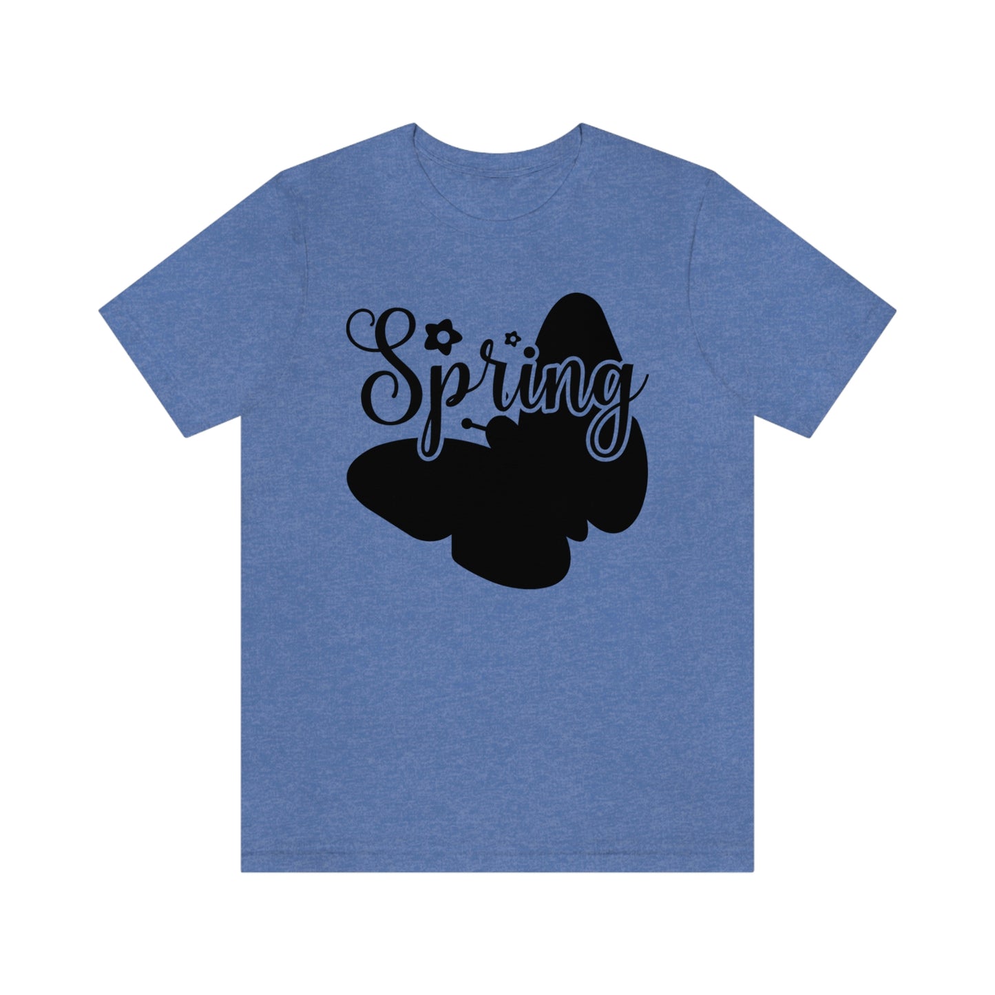 Butterfly Silhouette Spring Unisex Jersey Short Sleeve Tee