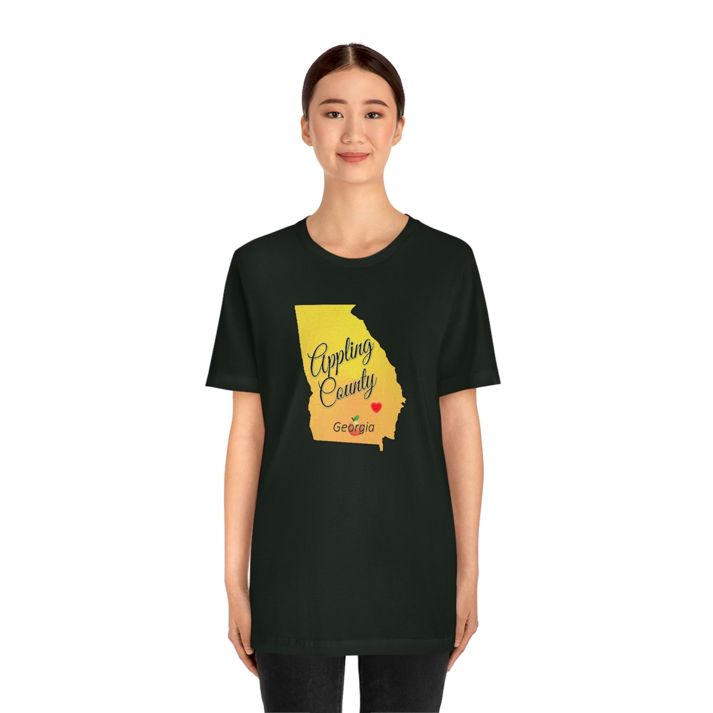 Appling County Georgia Unisex Jersey Short Sleeve Tee