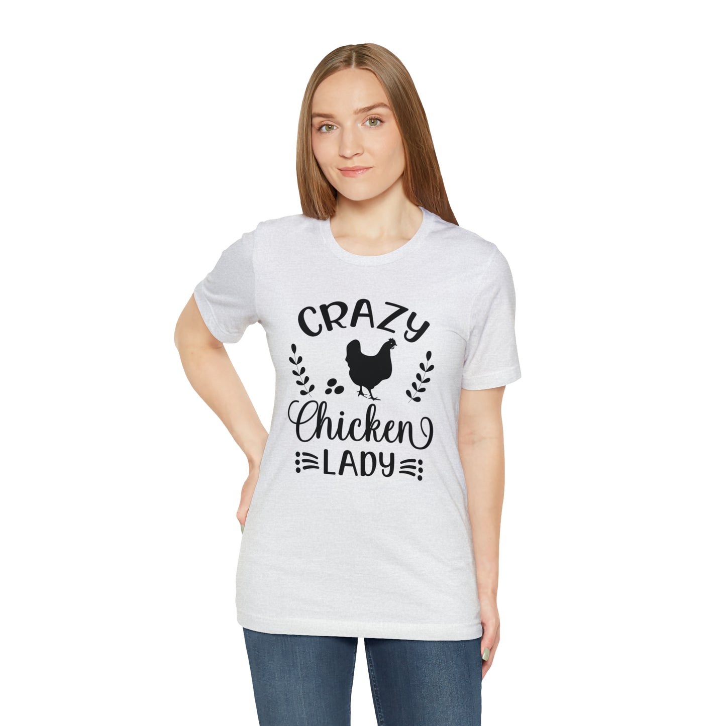 Crazy Chicken Lady Short Sleeve T-shirt