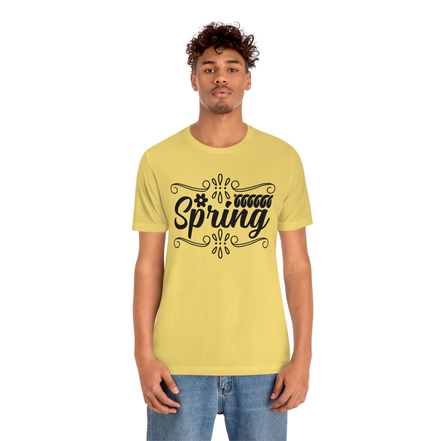 Spring with Frame Unisex Jersey Short Sleeve Tee