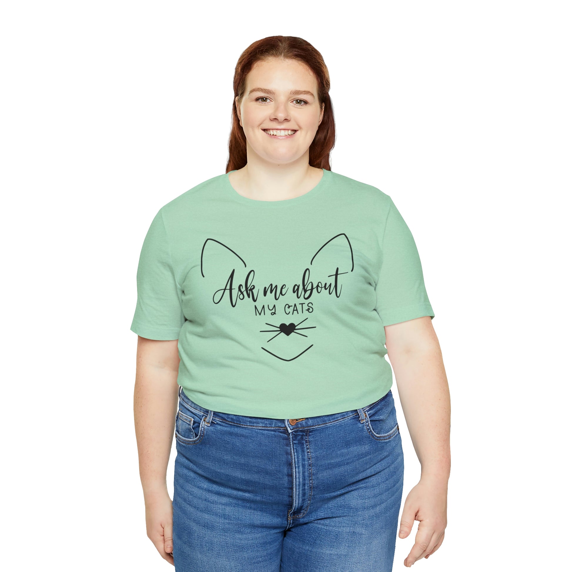 Ask Me About My Cats Short Sleeve T-shirt