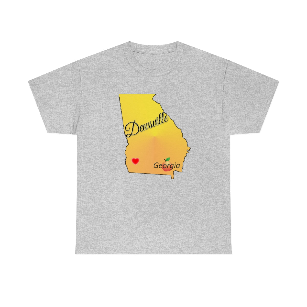 Dewsville Georgia Unisex Heavy Cotton Tee