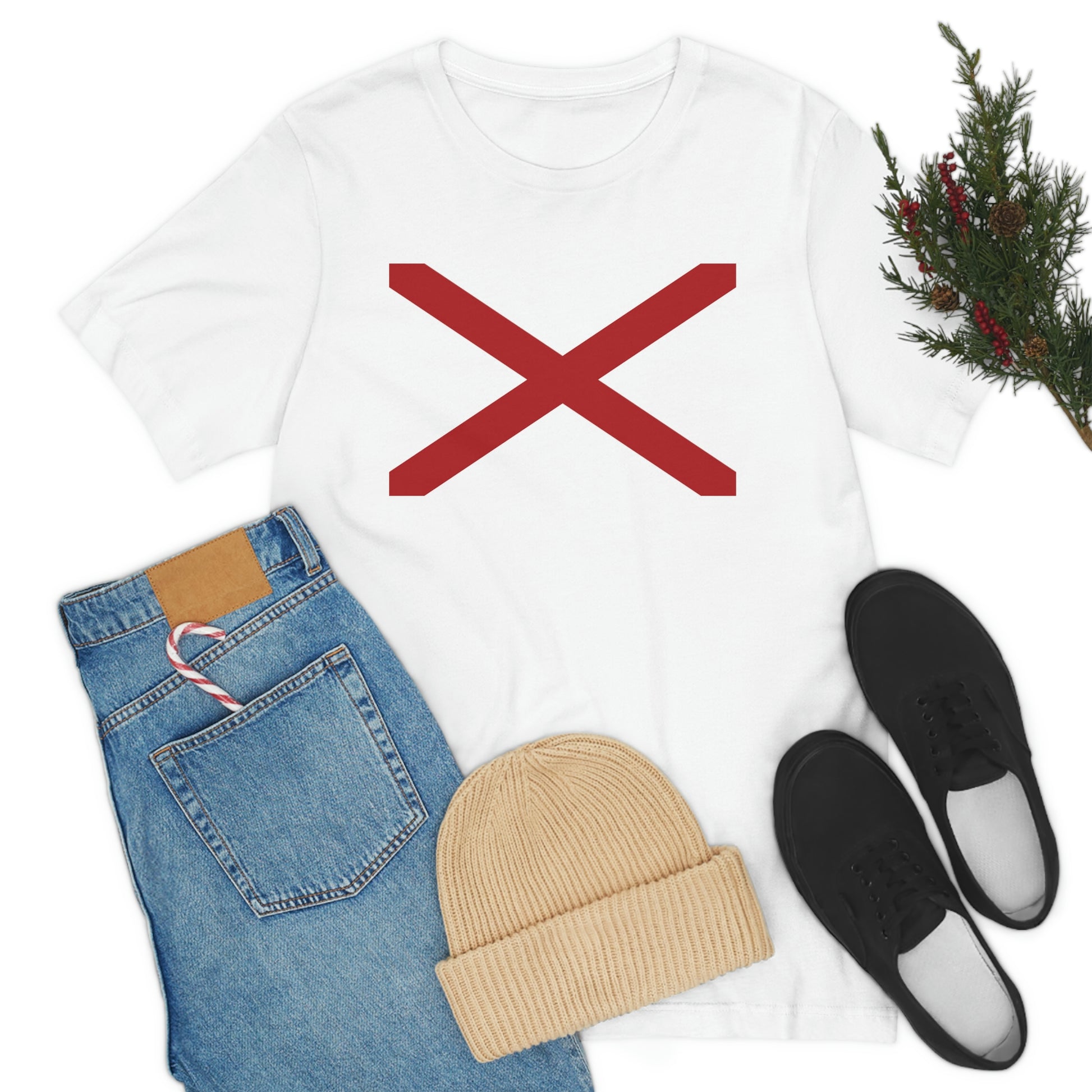 Alabama Flag Unisex Jersey Short Sleeve T-shirt
